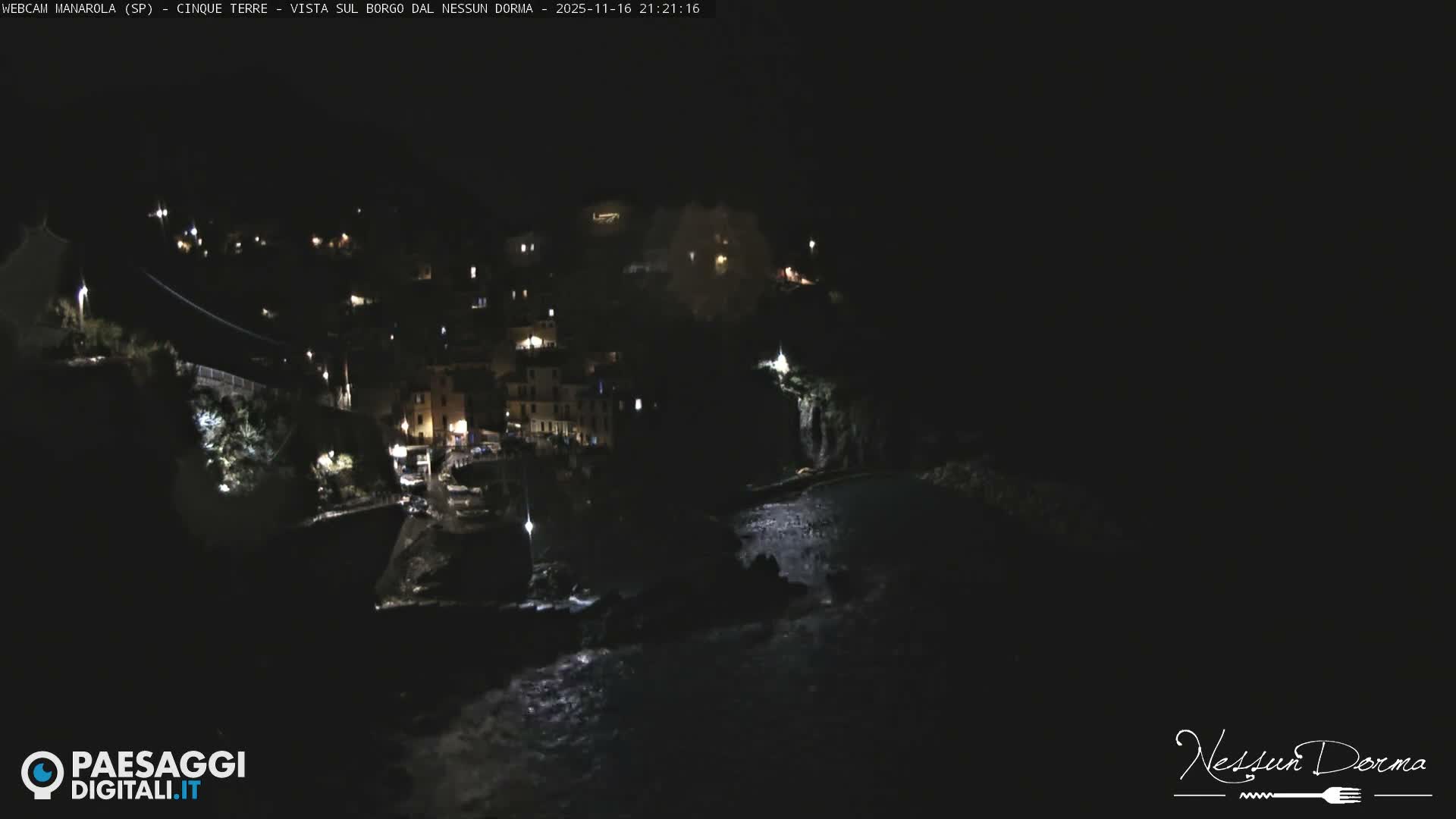 Cinque Terre, Manarola Village Live Cam - La Spezia, Linguria, Italy