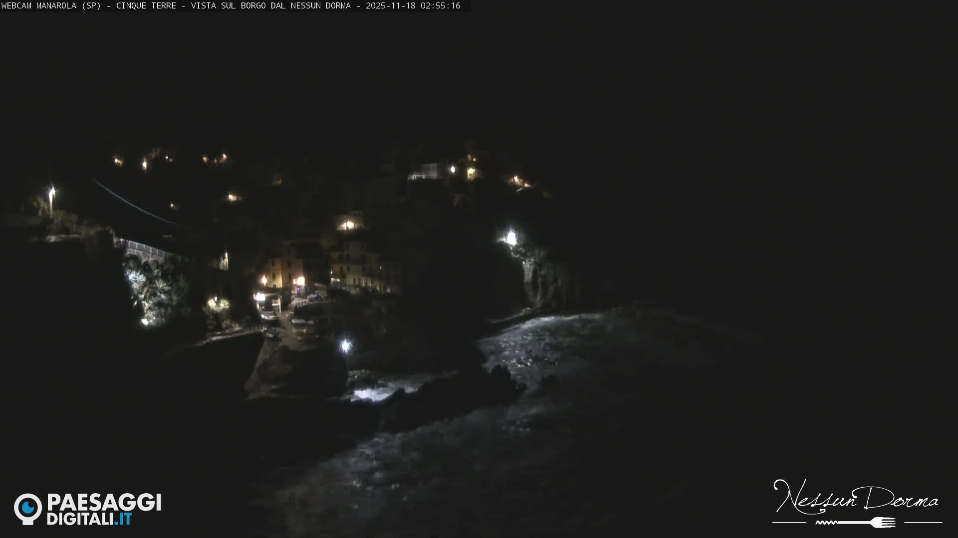 Cinque Terre, Manarola Village Live Cam - La Spezia, Linguria, Italy