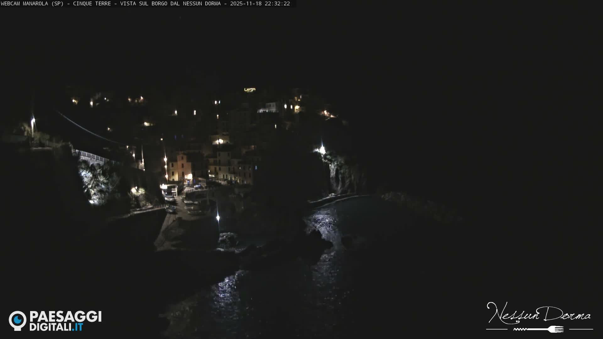Cinque Terre, Manarola Village Live Cam - La Spezia, Linguria, Italy