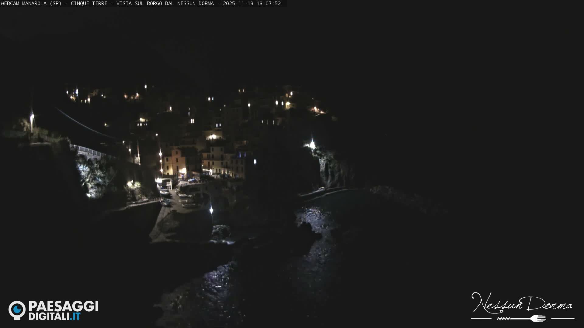 Cinque Terre, Manarola Village Live Cam - La Spezia, Linguria, Italy