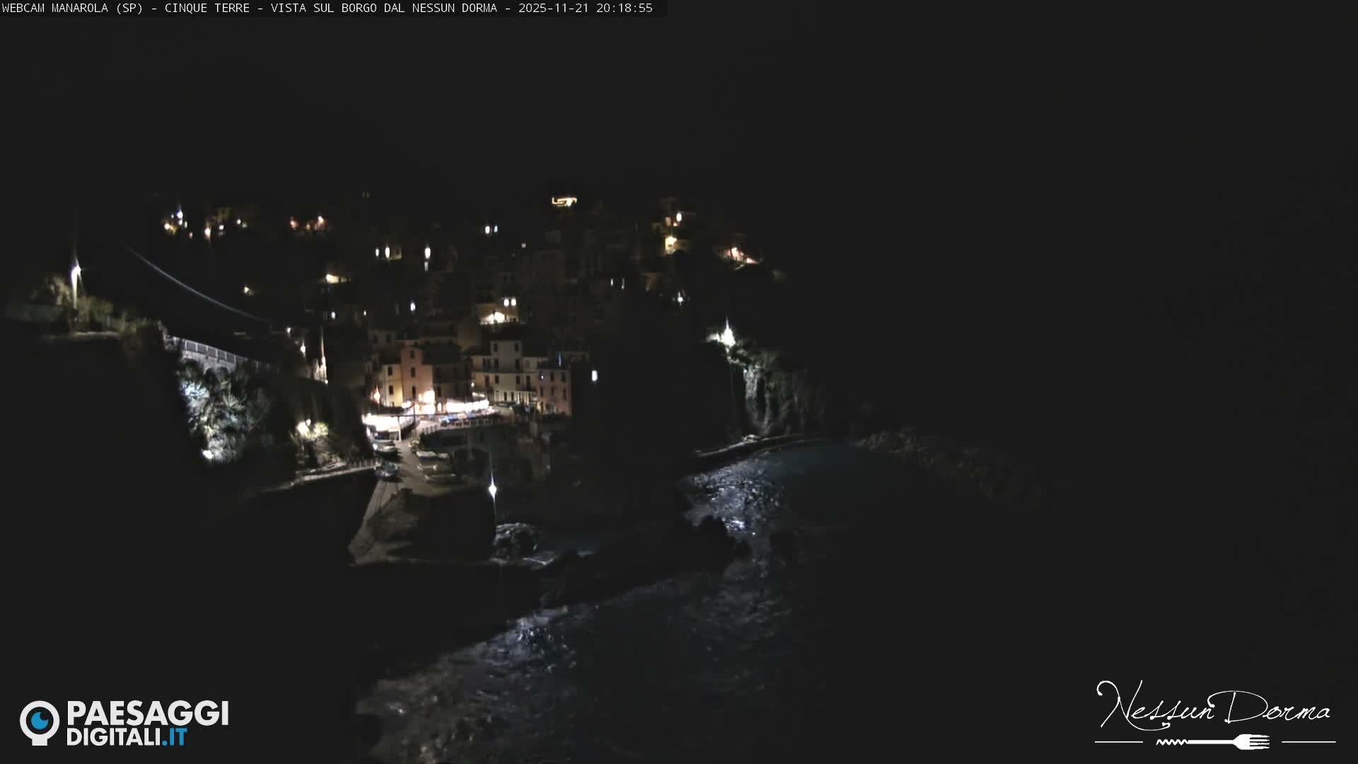 Cinque Terre, Manarola Village Live Cam - La Spezia, Linguria, Italy