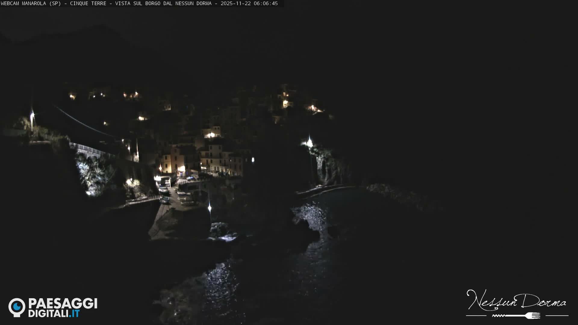 Cinque Terre, Manarola Village Live Cam - La Spezia, Linguria, Italy