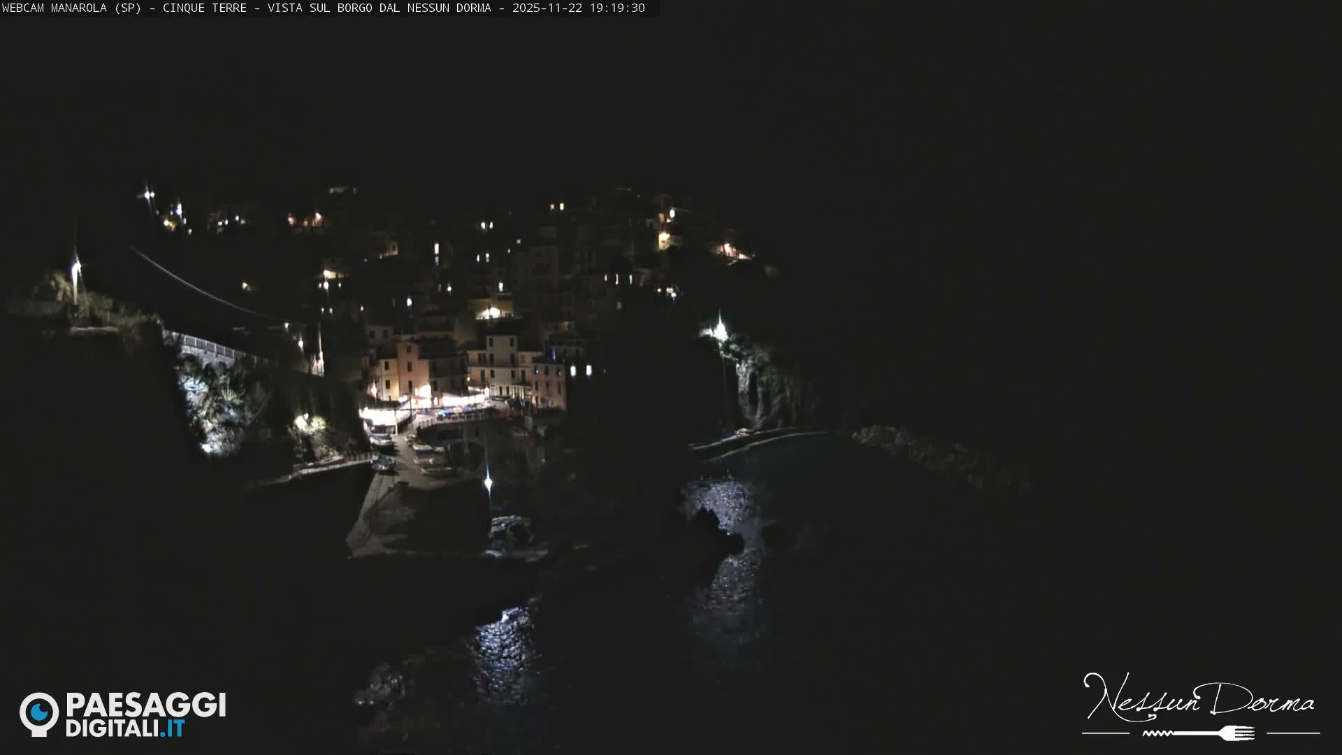 Cinque Terre, Manarola Village Live Cam - La Spezia, Linguria, Italy