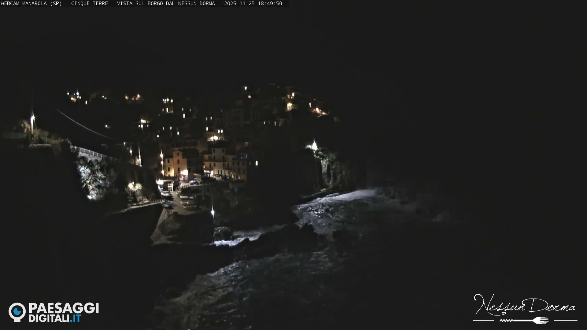 Cinque Terre, Manarola Village Live Cam - La Spezia, Linguria, Italy