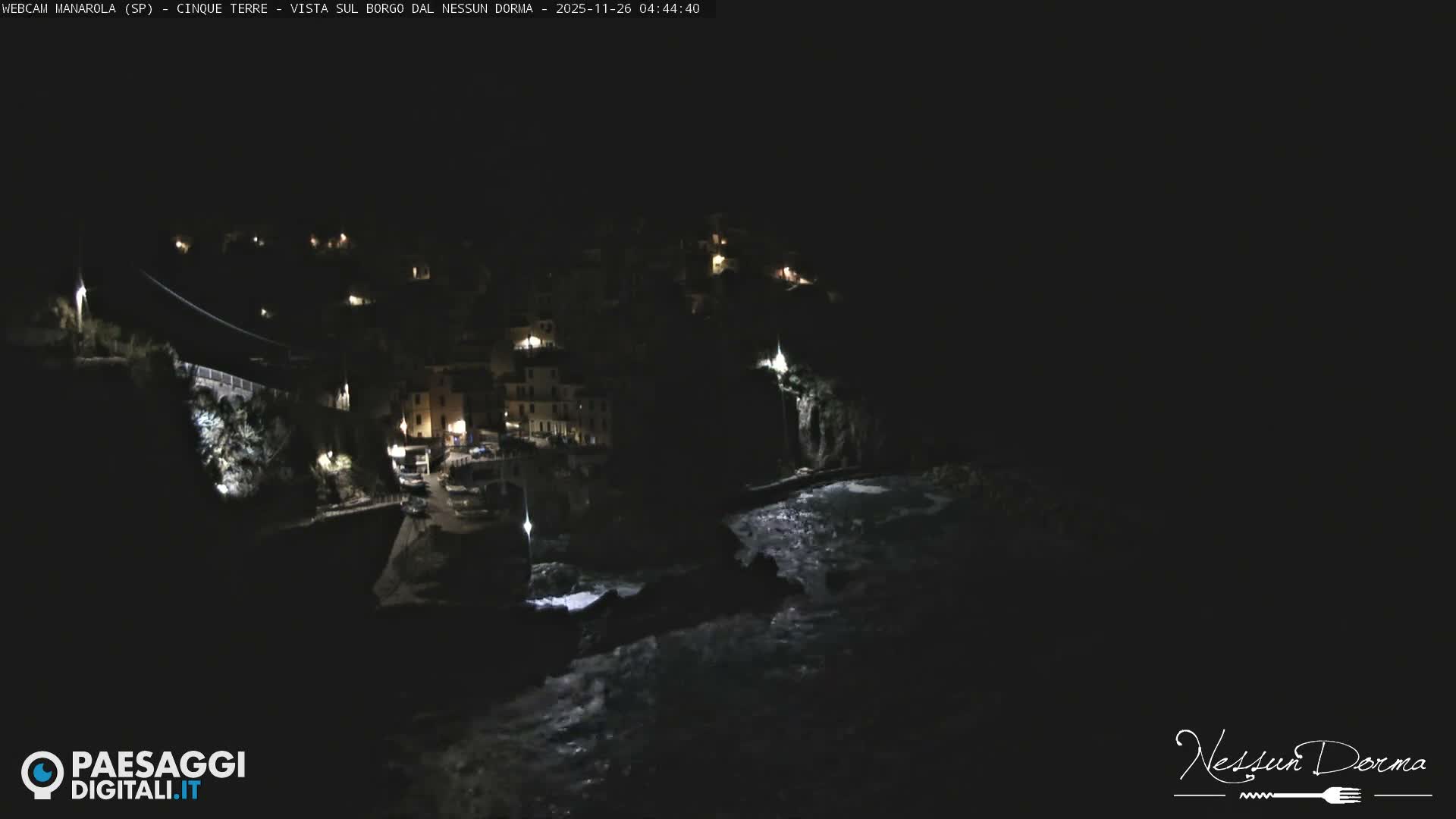 Cinque Terre, Manarola Village Live Cam - La Spezia, Linguria, Italy
