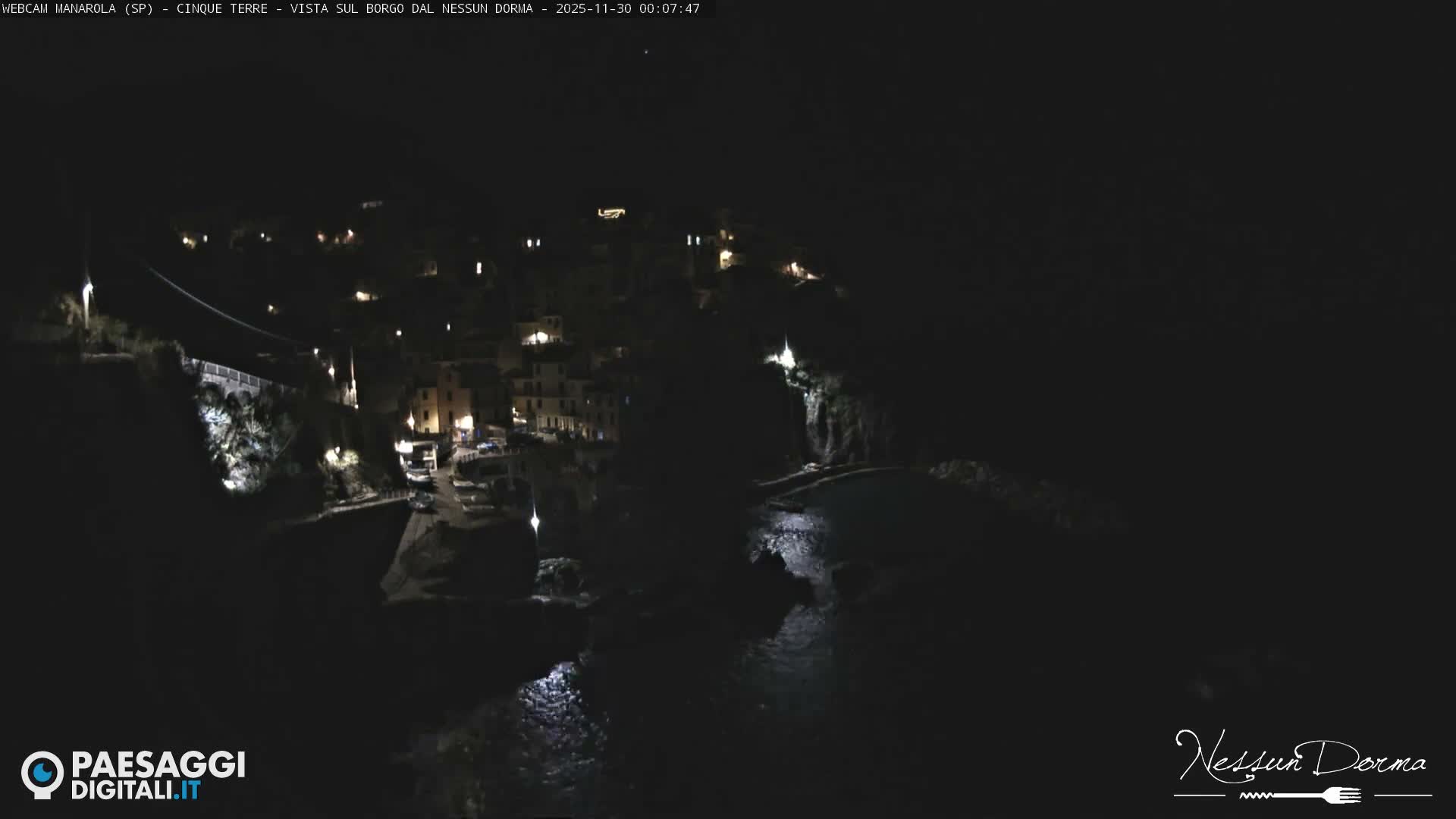 Cinque Terre, Manarola Village Live Cam - La Spezia, Linguria, Italy