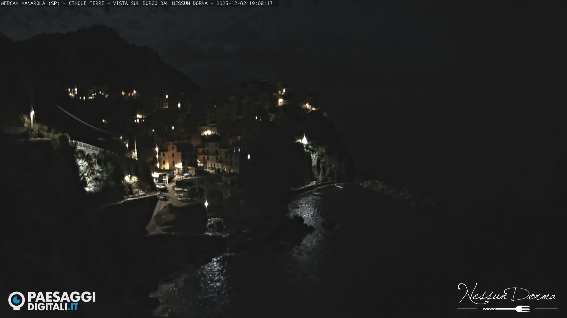 Cinque Terre, Manarola Village Live Cam - La Spezia, Linguria, Italy