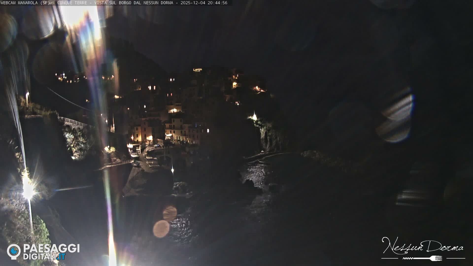 Cinque Terre, Manarola Village Live Cam - La Spezia, Linguria, Italy