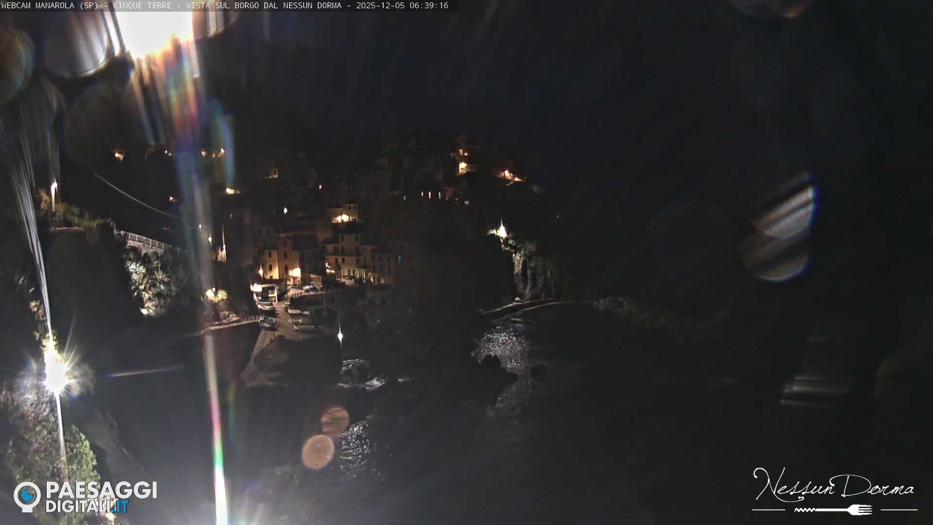 Cinque Terre, Manarola Village Live Cam - La Spezia, Linguria, Italy