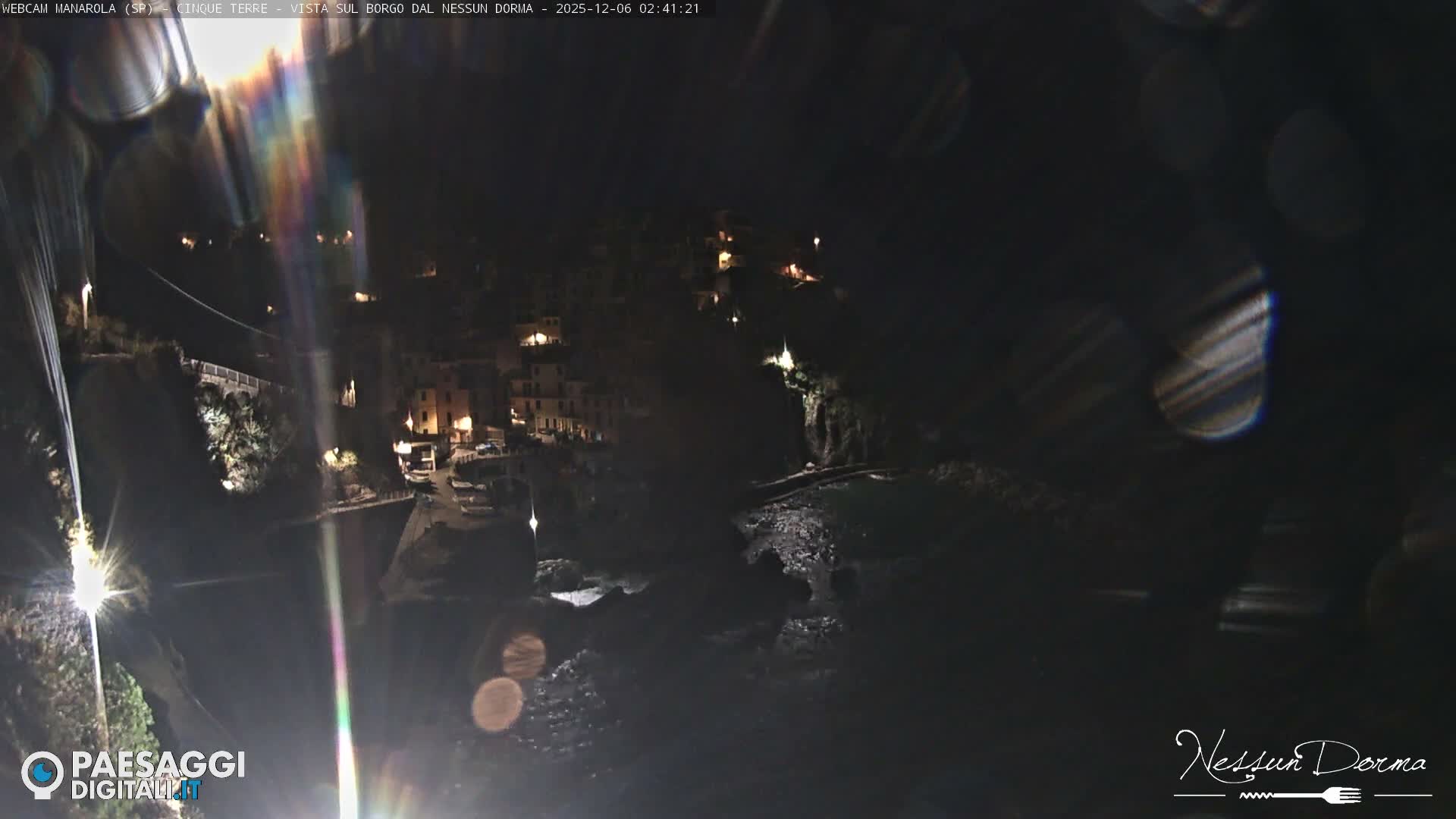 Cinque Terre, Manarola Village Live Cam - La Spezia, Linguria, Italy