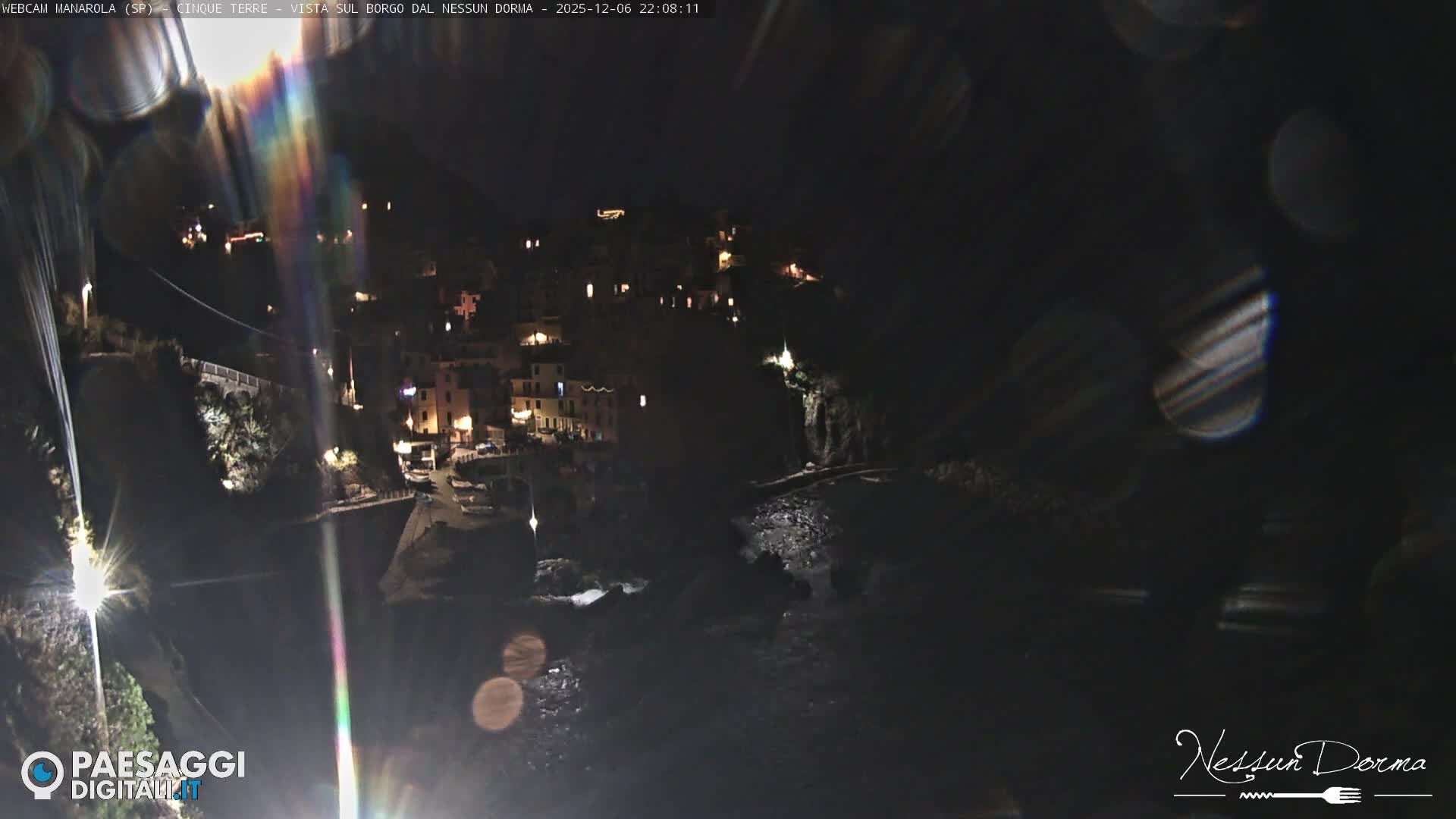 Cinque Terre, Manarola Village Live Cam - La Spezia, Linguria, Italy