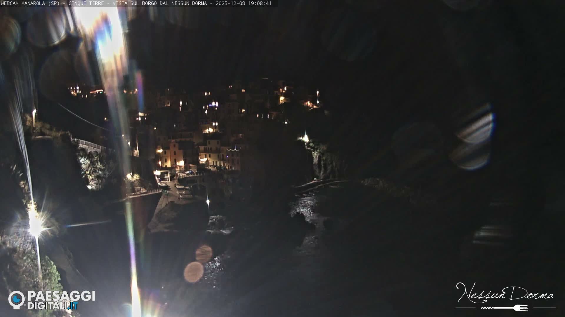 Cinque Terre, Manarola Village Live Cam - La Spezia, Linguria, Italy