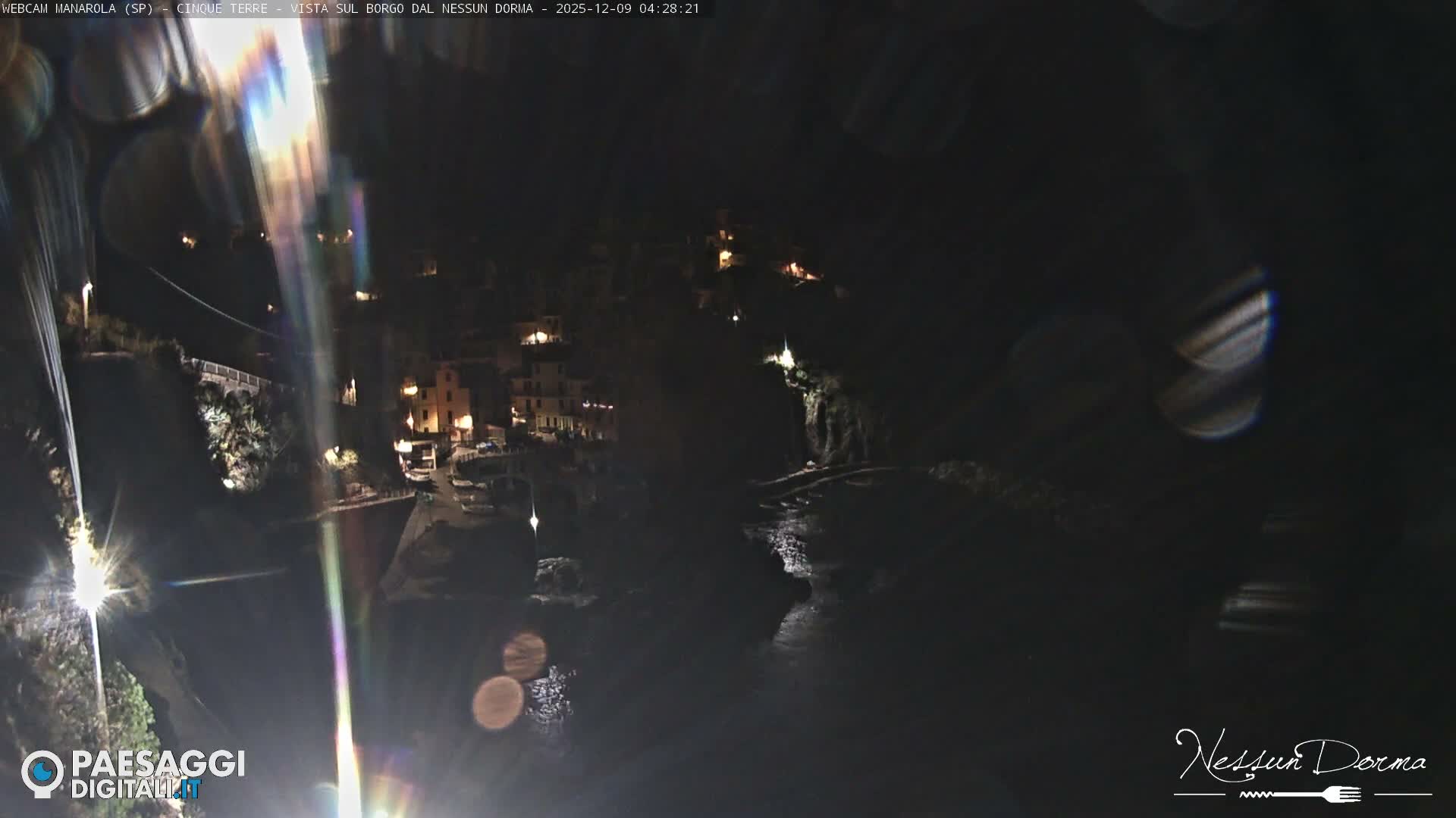 Cinque Terre, Manarola Village Live Cam - La Spezia, Linguria, Italy