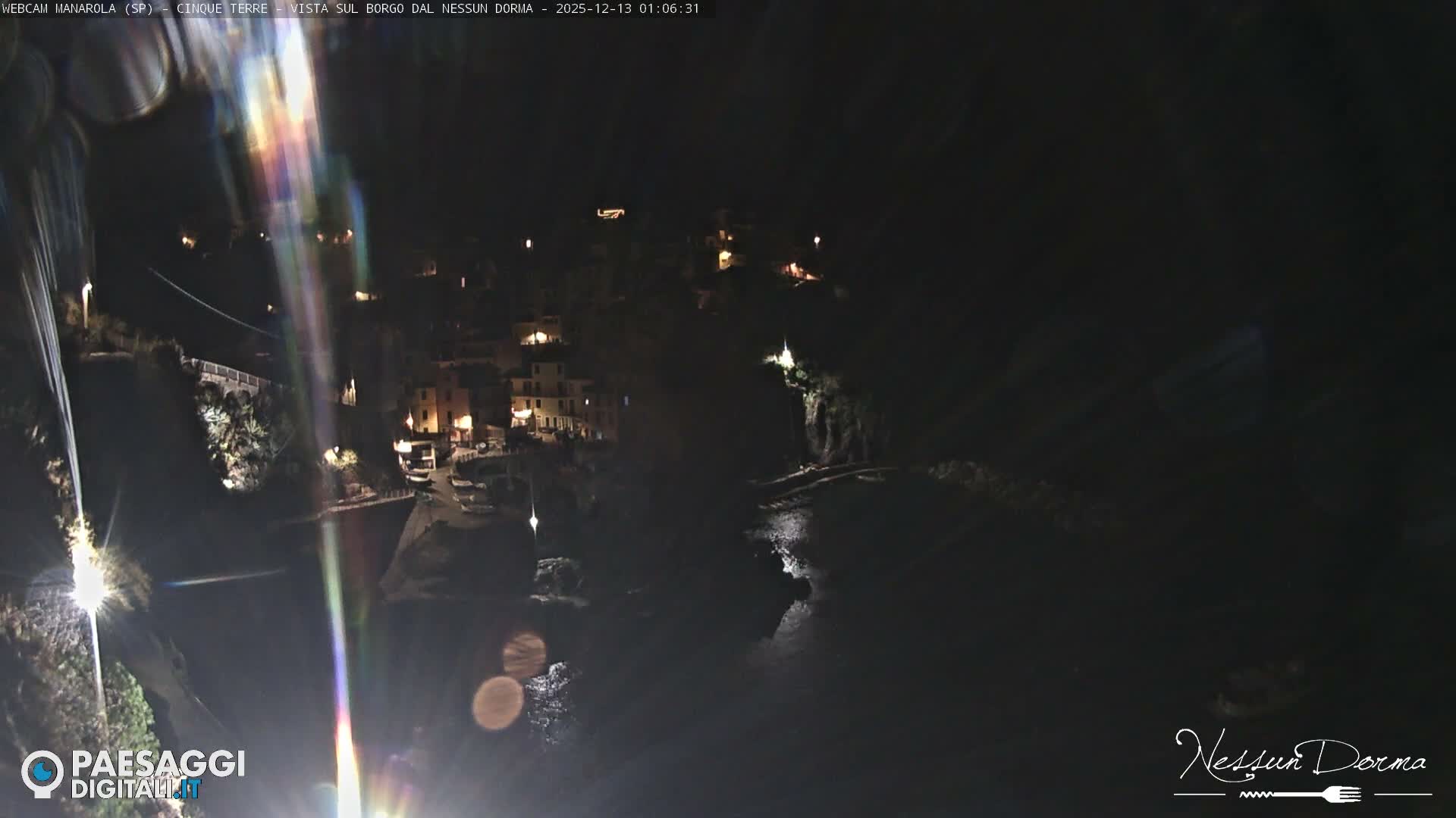 Cinque Terre, Manarola Village Live Cam - La Spezia, Linguria, Italy