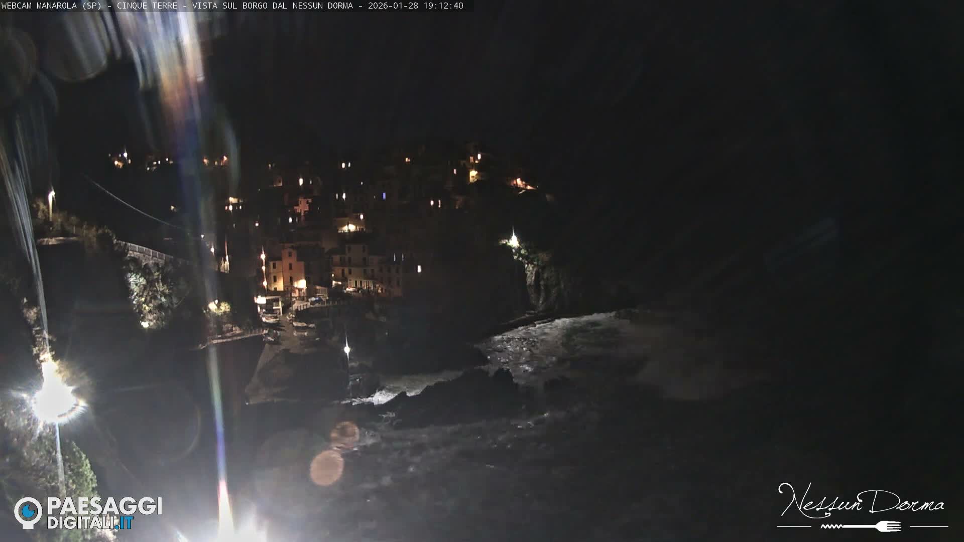 Cinque Terre, Manarola Village Live Cam - La Spezia, Linguria, Italy