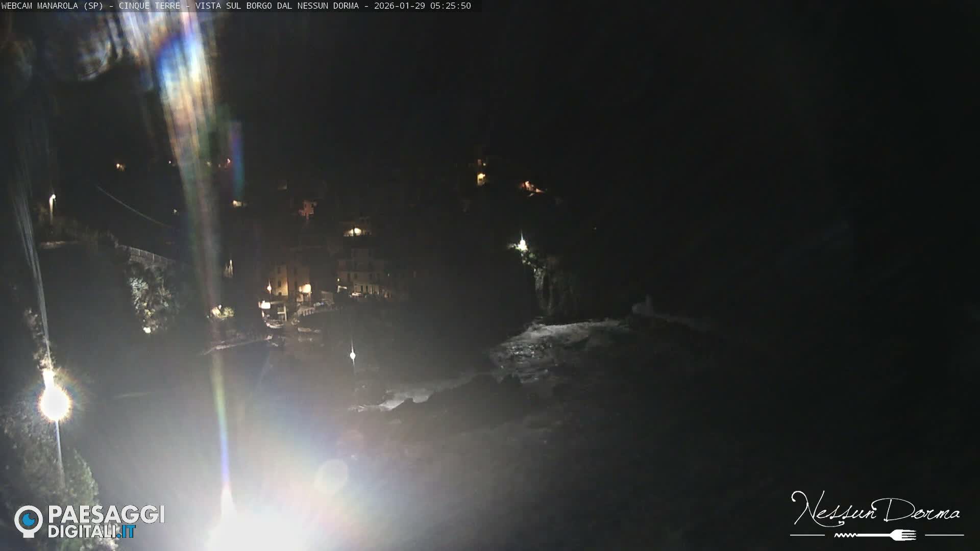 Cinque Terre, Manarola Village Live Cam - La Spezia, Linguria, Italy