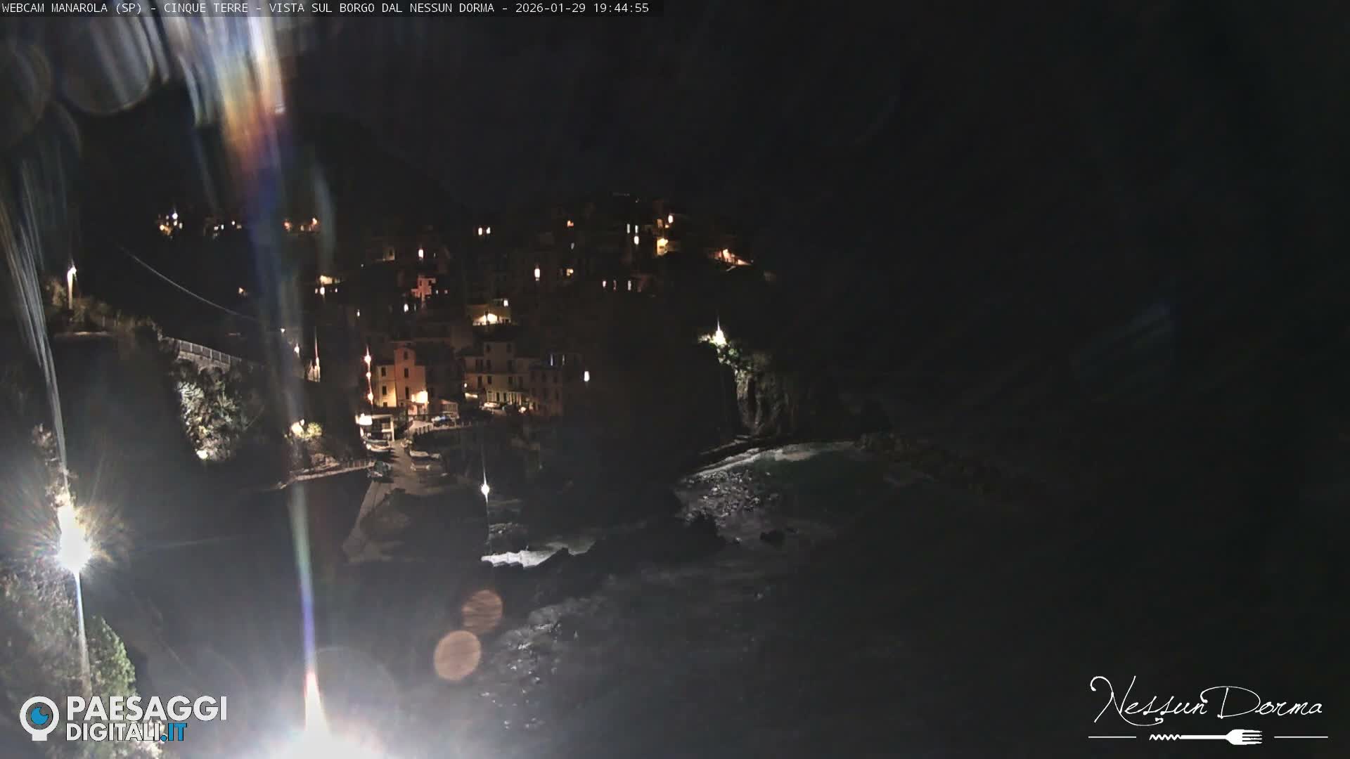 Cinque Terre, Manarola Village Live Cam - La Spezia, Linguria, Italy