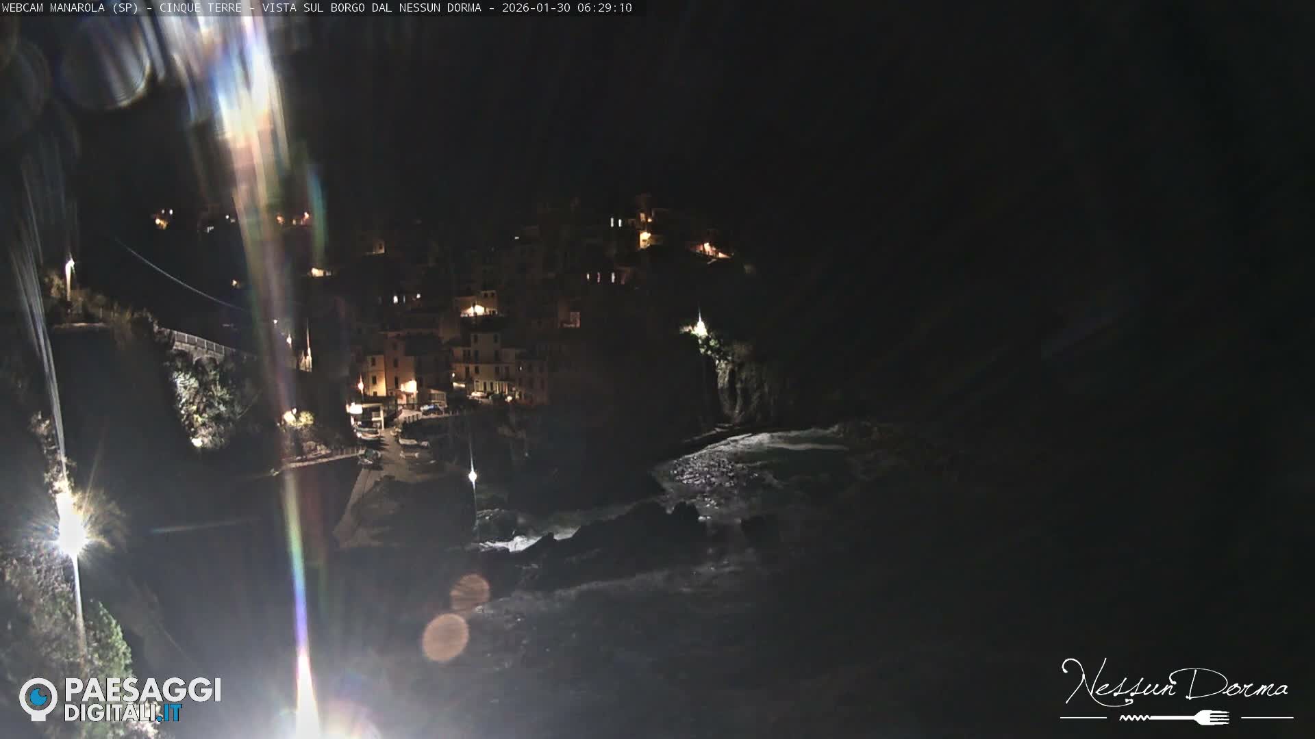 Cinque Terre, Manarola Village Live Cam - La Spezia, Linguria, Italy