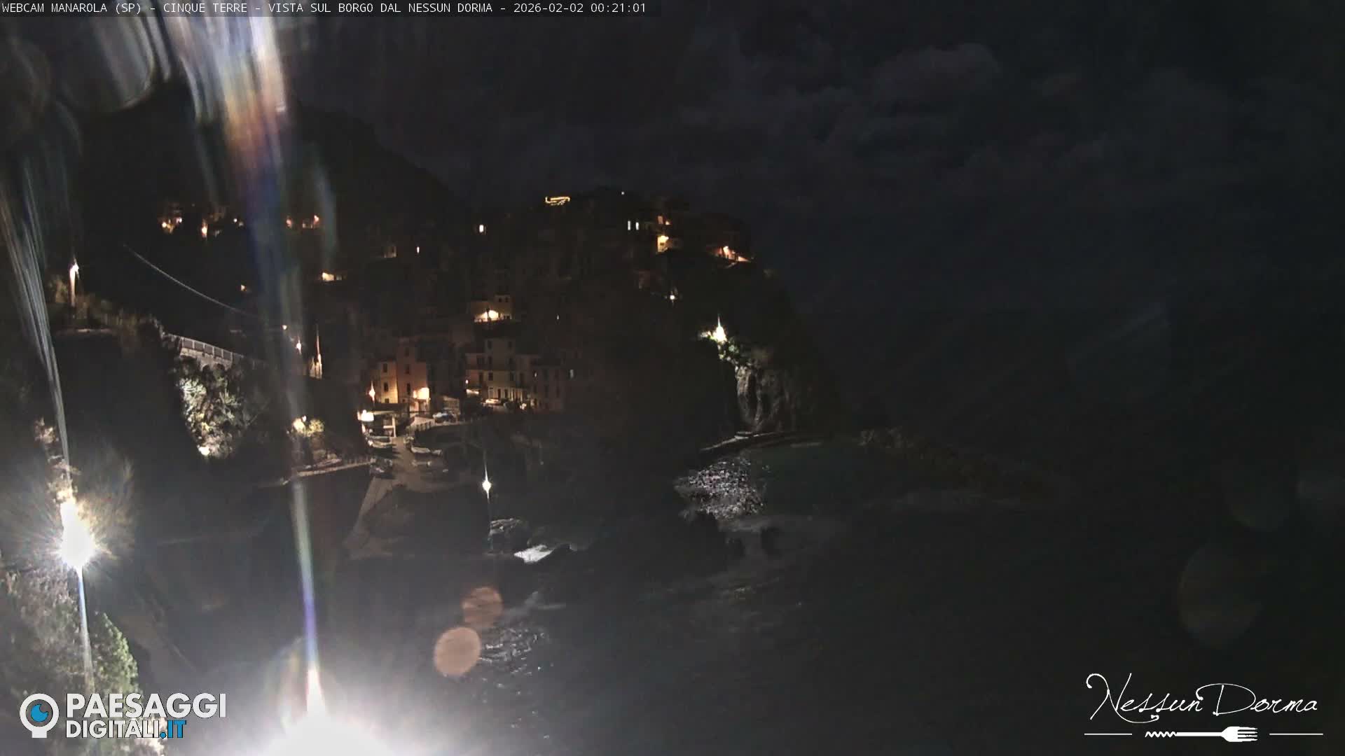 Cinque Terre, Manarola Village Live Cam - La Spezia, Linguria, Italy