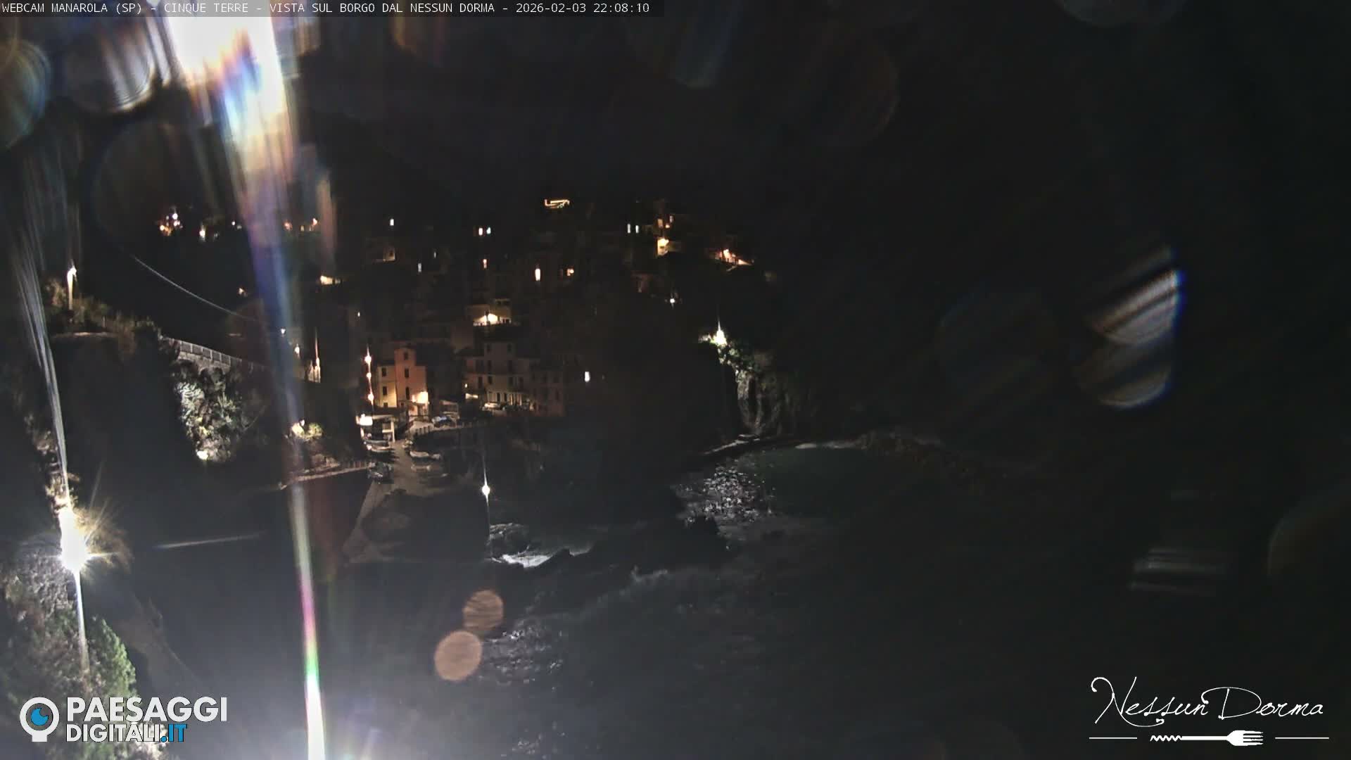 Cinque Terre, Manarola Village Live Cam - La Spezia, Linguria, Italy
