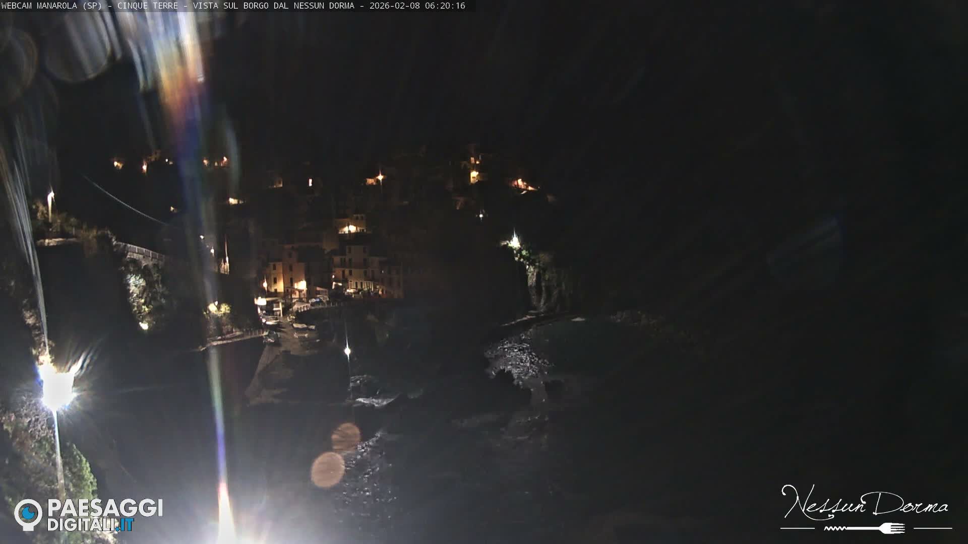 Cinque Terre, Manarola Village Live Cam - La Spezia, Linguria, Italy