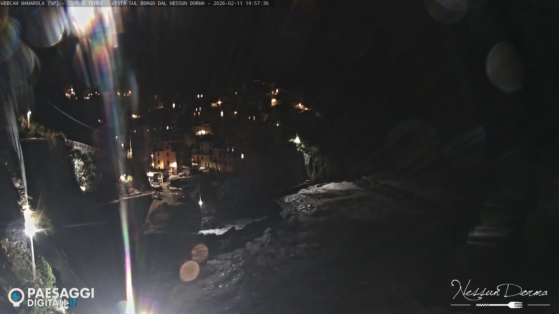 Cinque Terre, Manarola Village Live Cam - La Spezia, Linguria, Italy