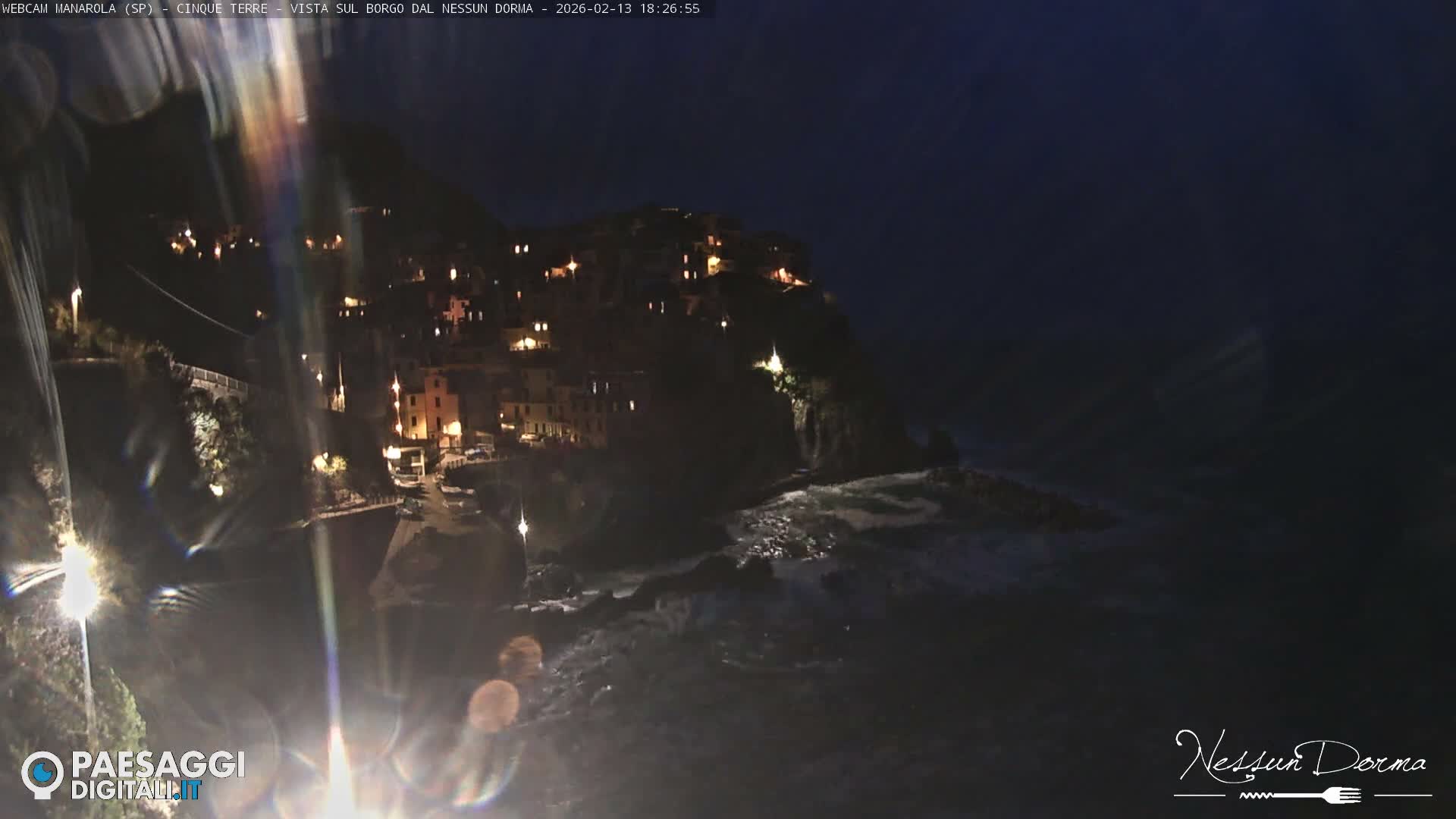 Cinque Terre, Manarola Village Live Cam - La Spezia, Linguria, Italy