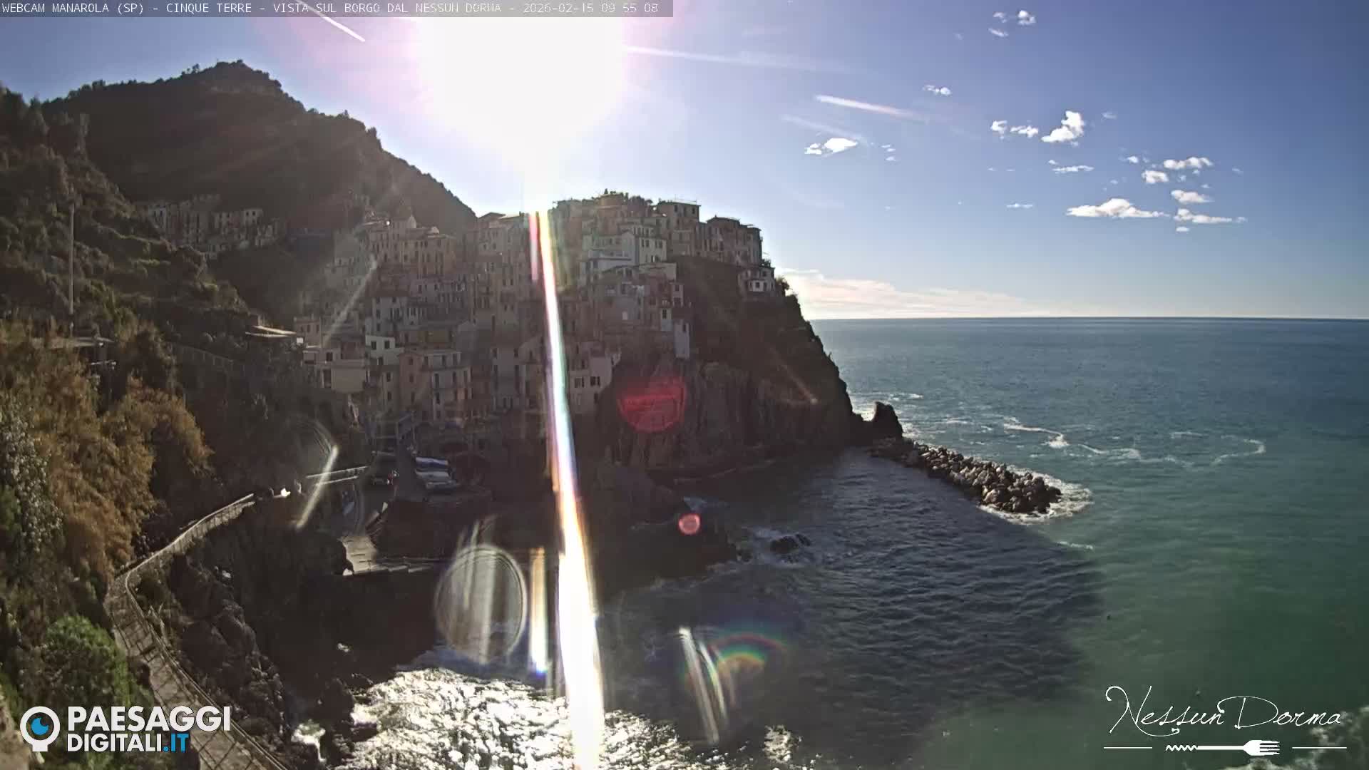 Cinque Terre, Manarola Village Live Cam - La Spezia, Linguria, Italy