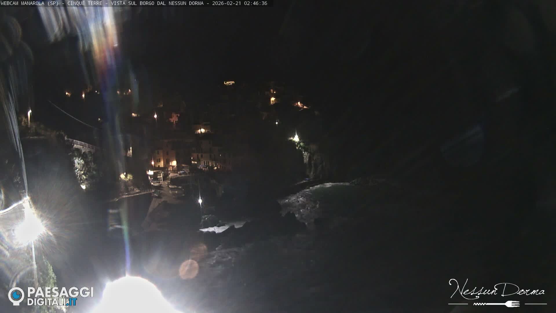 Cinque Terre, Manarola Village Live Cam - La Spezia, Linguria, Italy