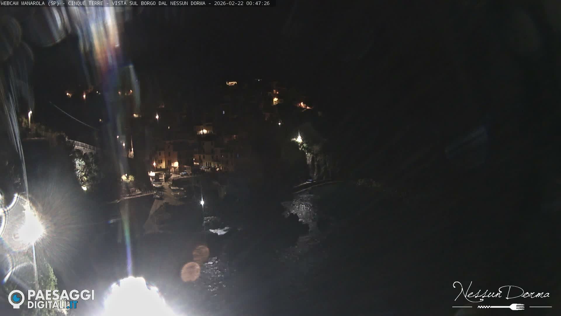 Cinque Terre, Manarola Village Live Cam - La Spezia, Linguria, Italy