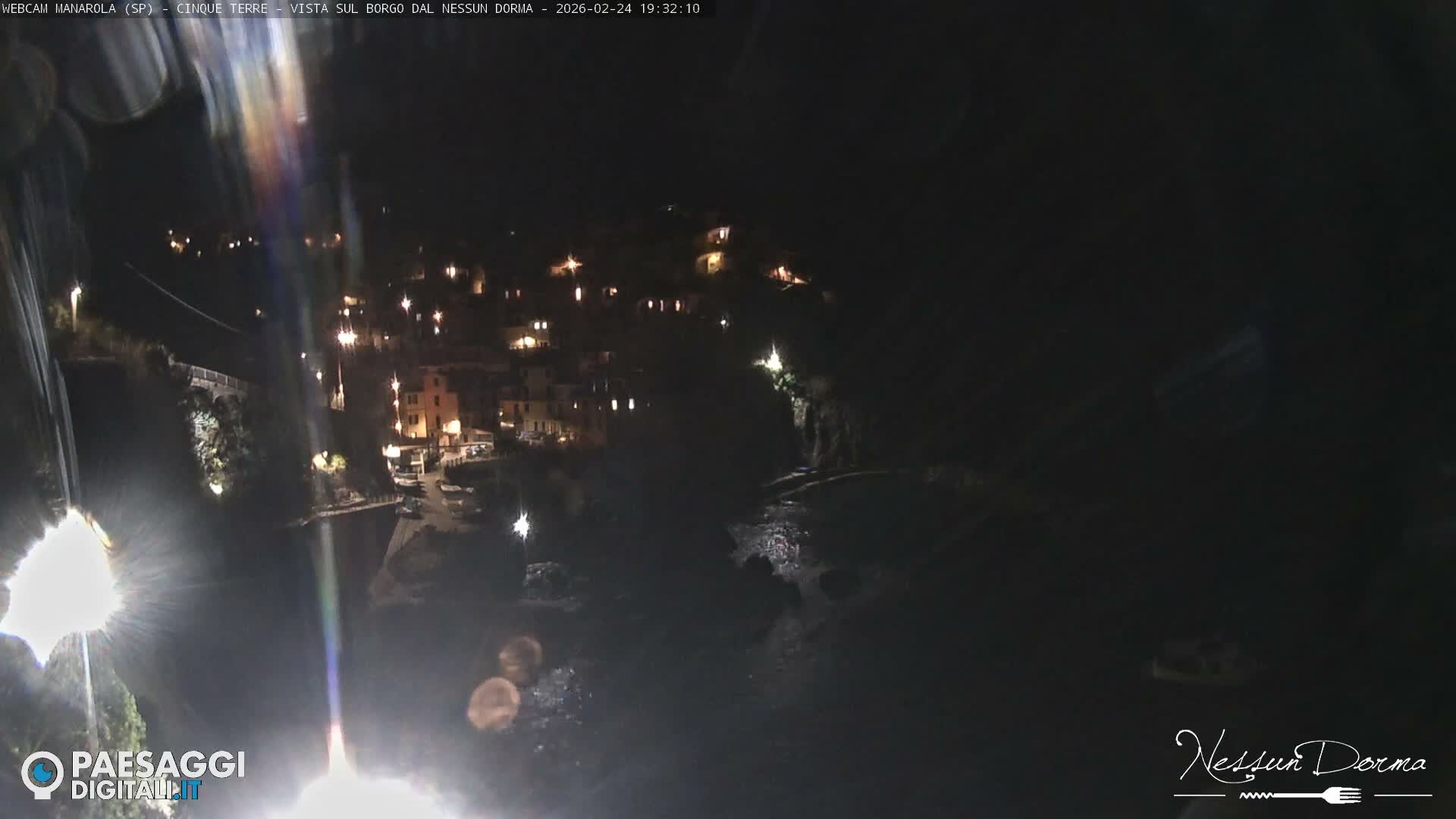 Cinque Terre, Manarola Village Live Cam - La Spezia, Linguria, Italy