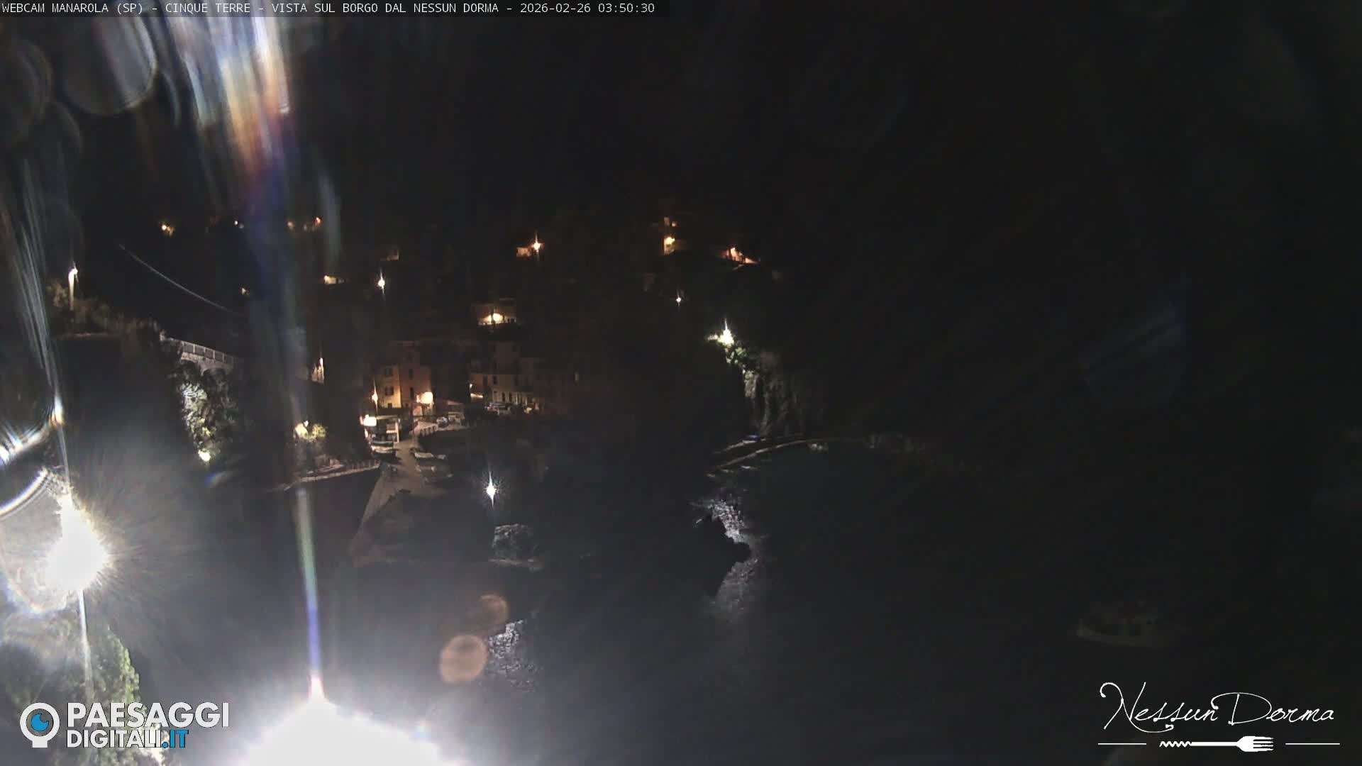 Cinque Terre, Manarola Village Live Cam - La Spezia, Linguria, Italy