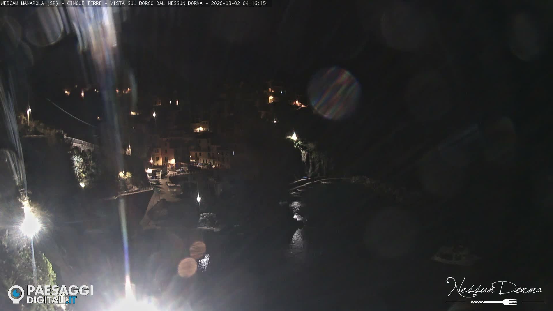 Cinque Terre, Manarola Village Live Cam - La Spezia, Linguria, Italy