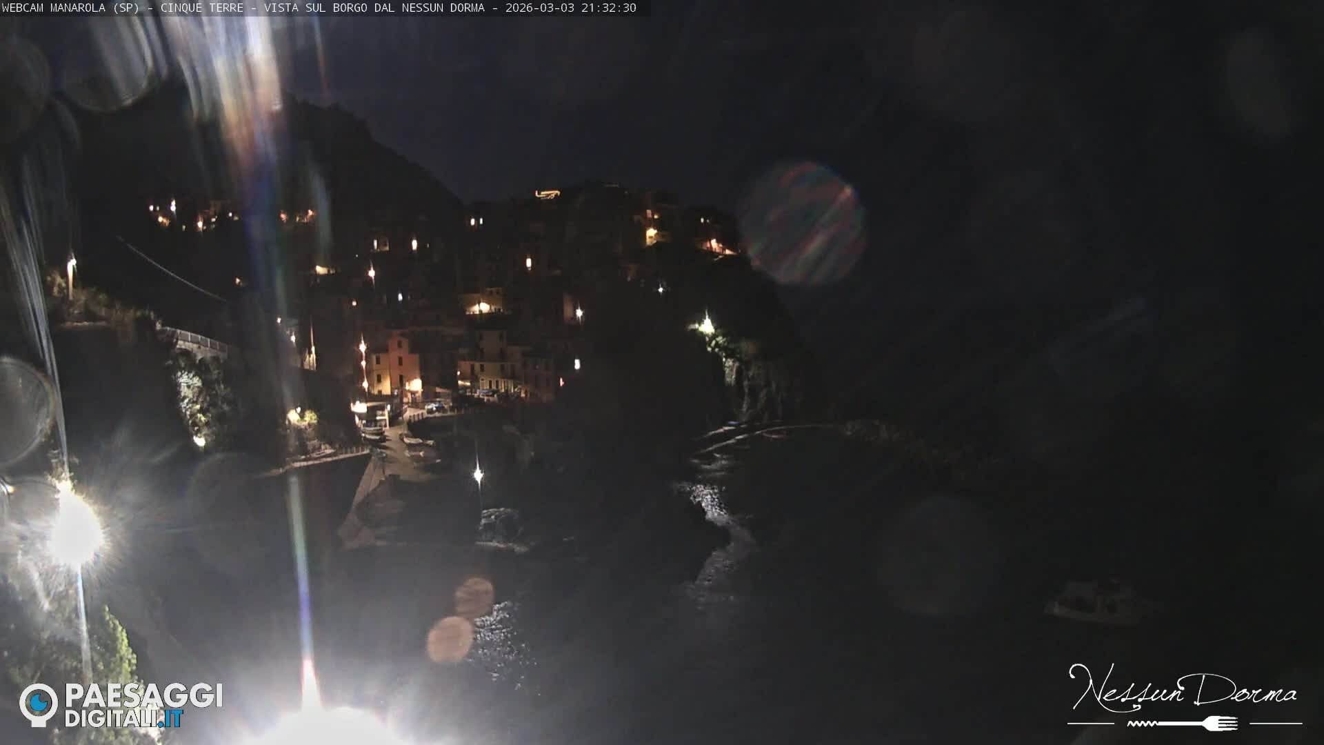 Cinque Terre, Manarola Village Live Cam - La Spezia, Linguria, Italy