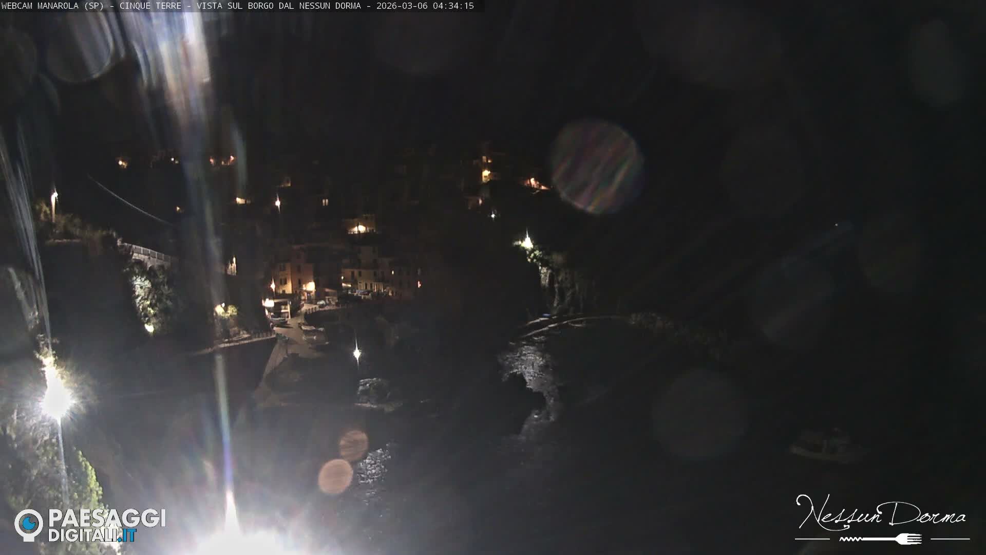 Cinque Terre, Manarola Village Live Cam - La Spezia, Linguria, Italy