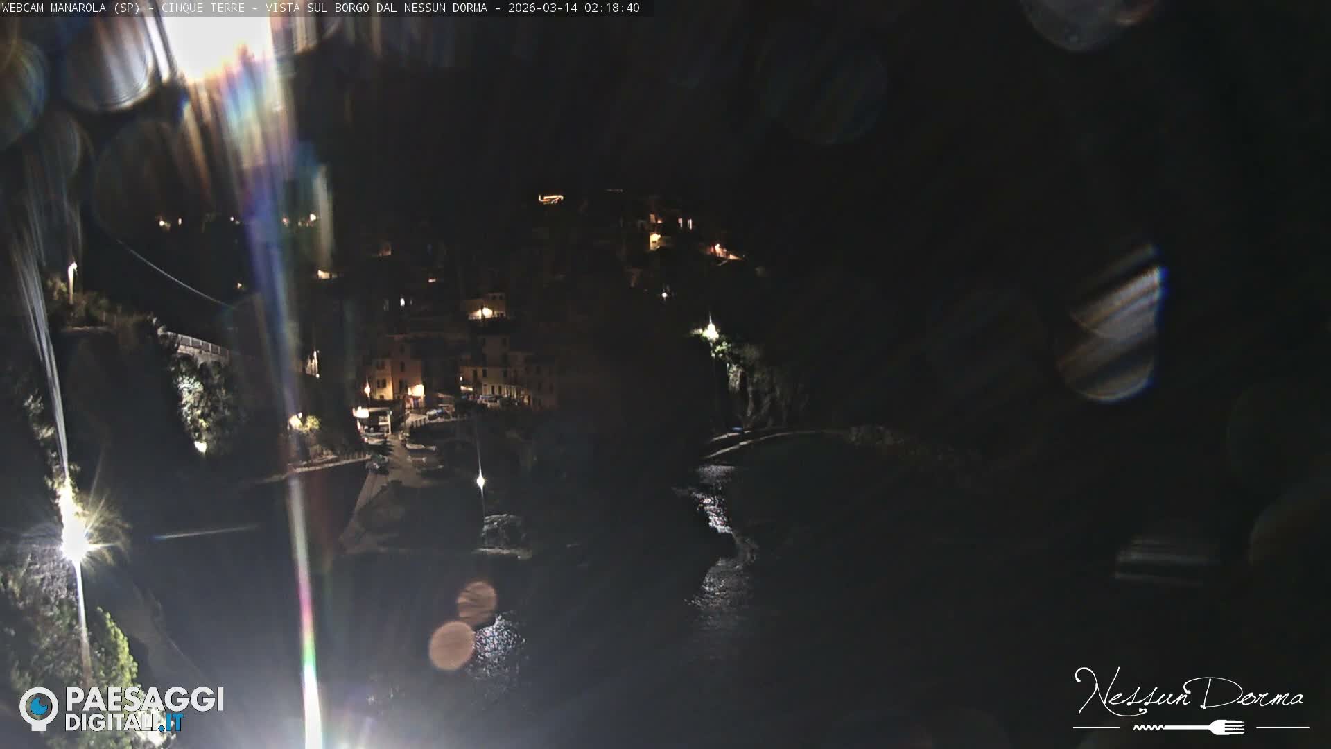 Cinque Terre, Manarola Village Live Cam - La Spezia, Linguria, Italy