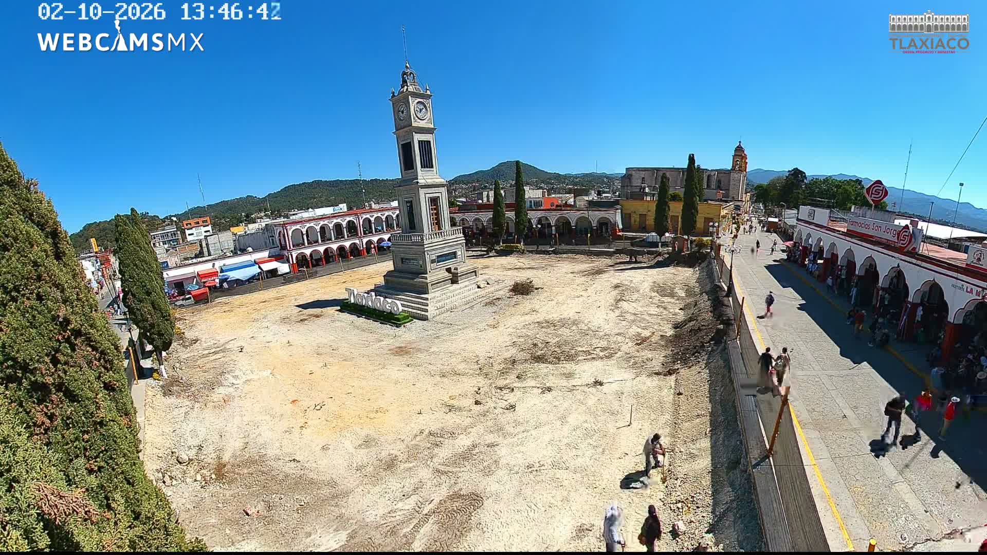 Oaxaca, Tlaxiaco City & Plind of Tlaxiaco Zocalo Live Cam - Centro, Heroica ciudad de Tlaxiaco, Oaxaca, Mexico