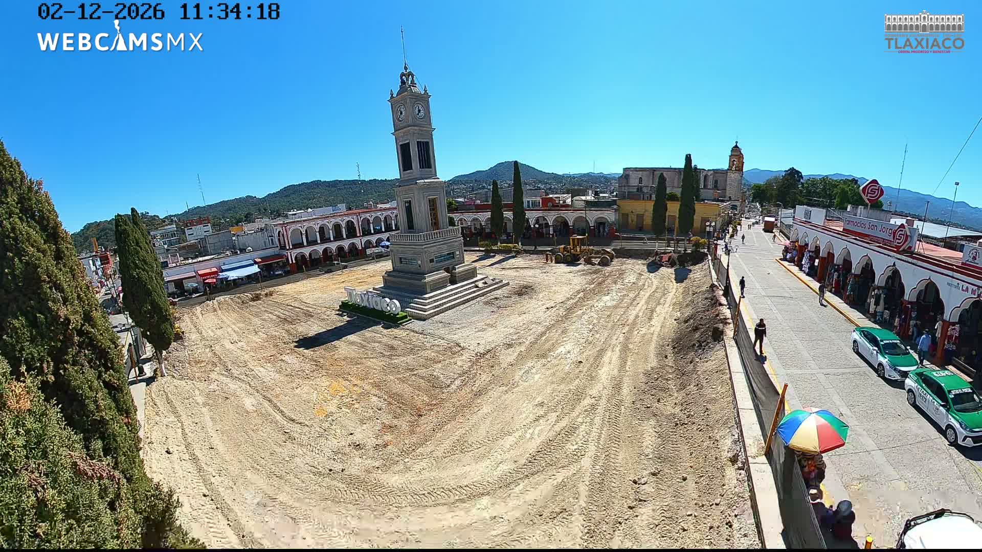 Oaxaca, Tlaxiaco City & Plind of Tlaxiaco Zocalo Live Cam - Centro, Heroica ciudad de Tlaxiaco, Oaxaca, Mexico
