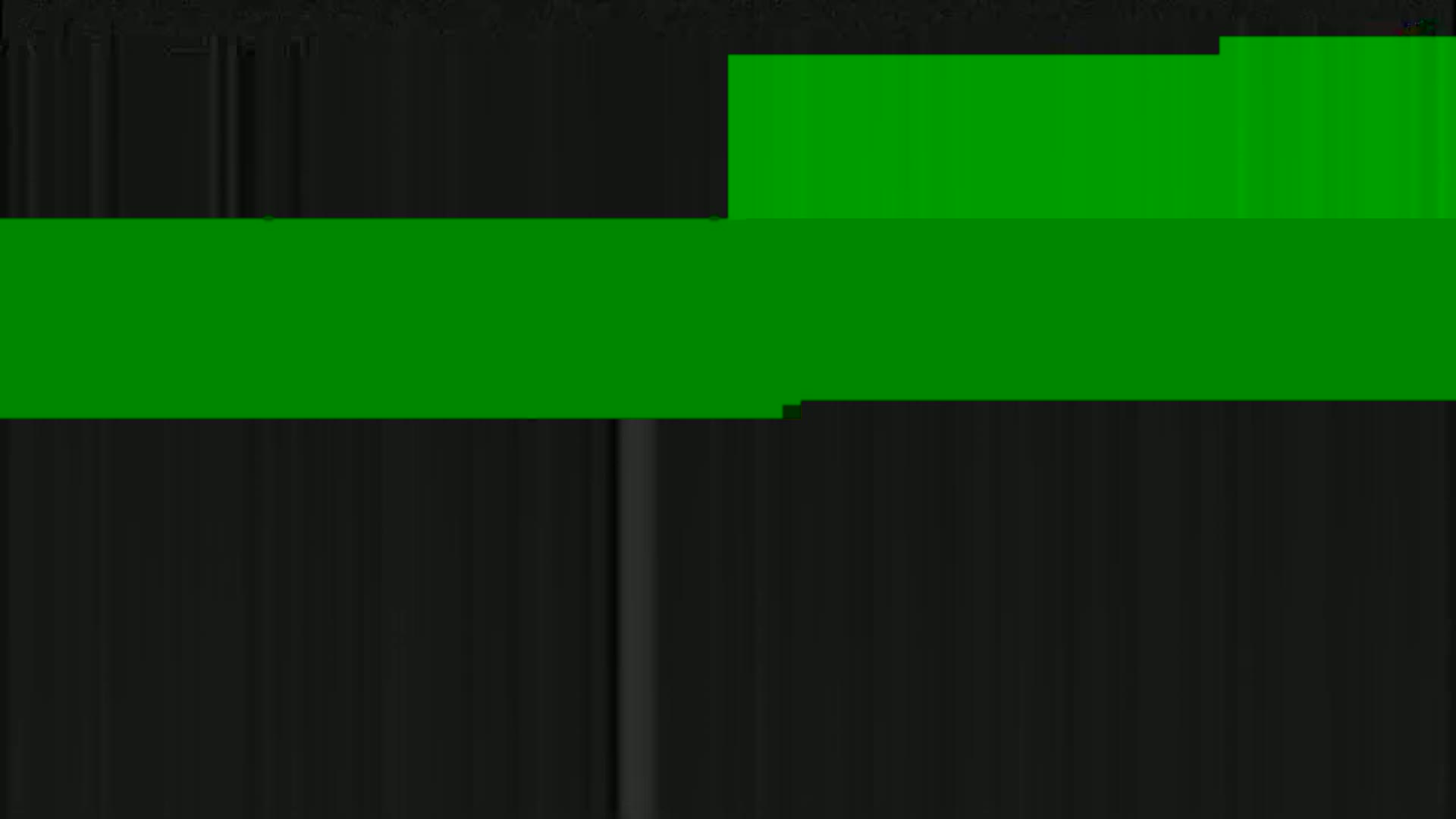 The image shows two horizontal green rectangles on a dark gray background.