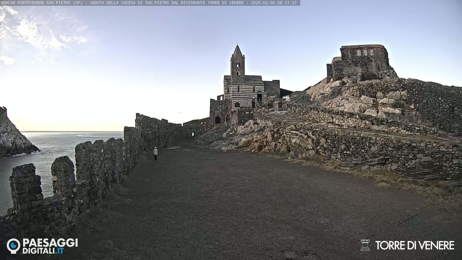 Portovenere Chiesa San Pietro (San Peter's Church Cam) - La Spezia, Linguria, Italy