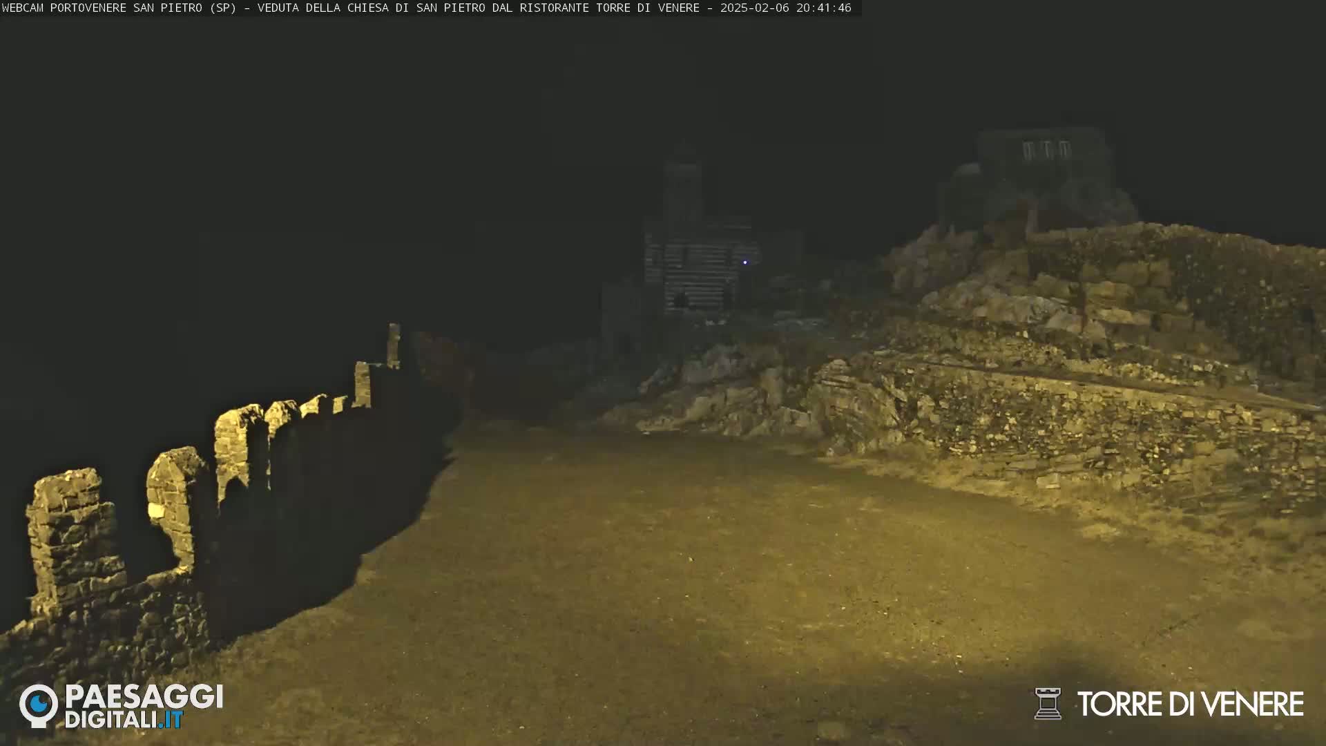Portovenere Chiesa San Pietro (San Peter's Church Cam) - La Spezia, Linguria, Italy