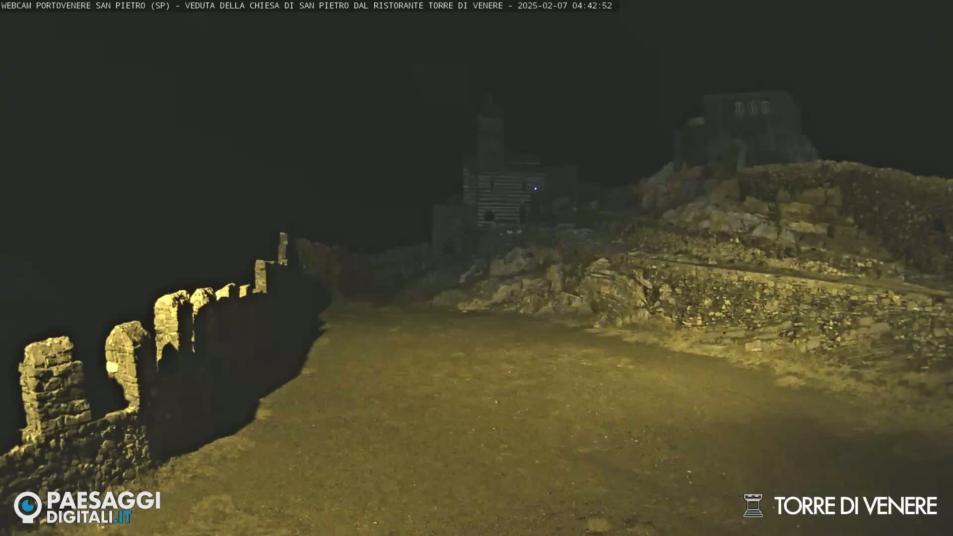 Portovenere Chiesa San Pietro (San Peter's Church Cam) - La Spezia, Linguria, Italy