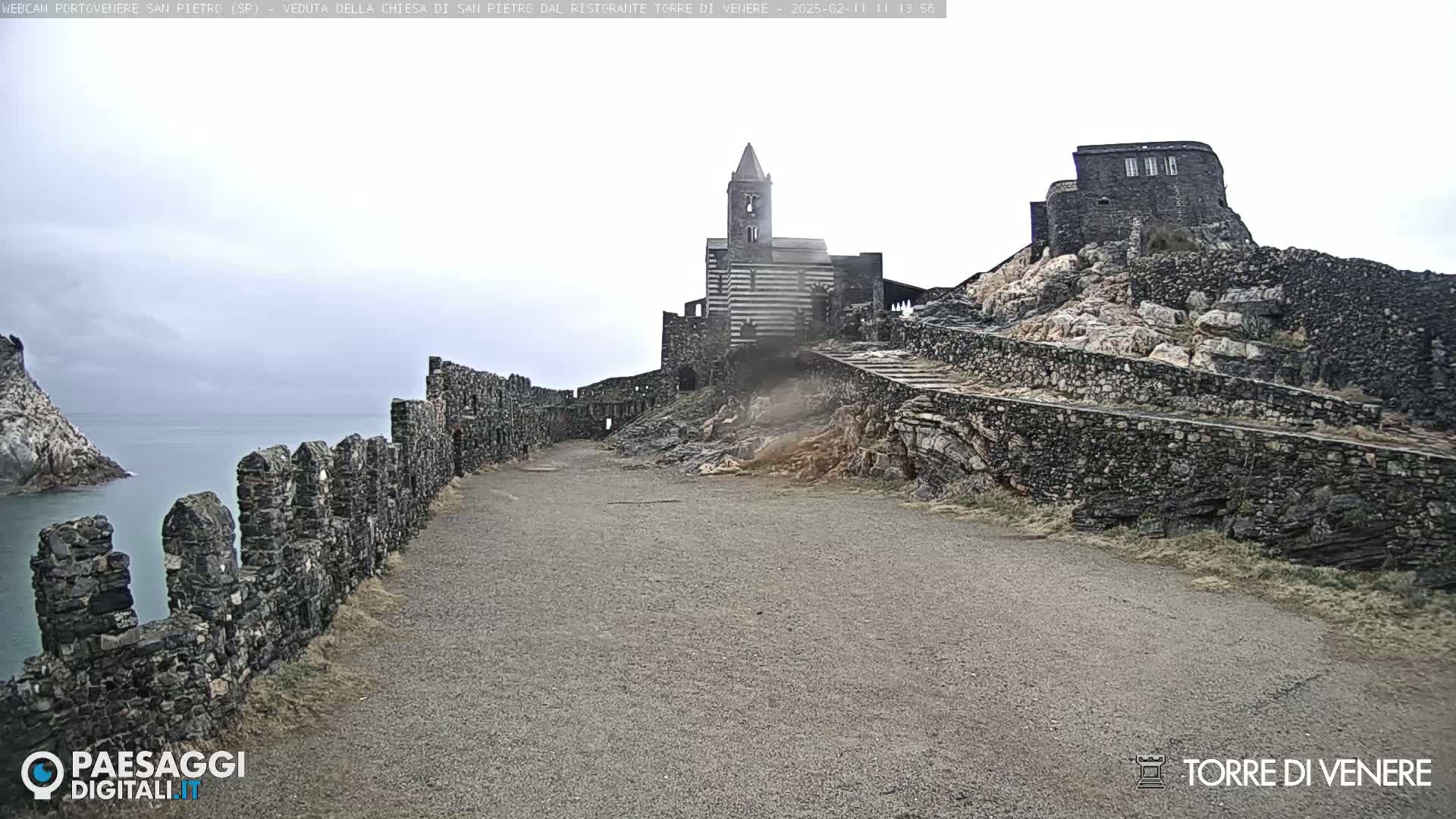 Portovenere Chiesa San Pietro (San Peter's Church Cam) - La Spezia, Linguria, Italy