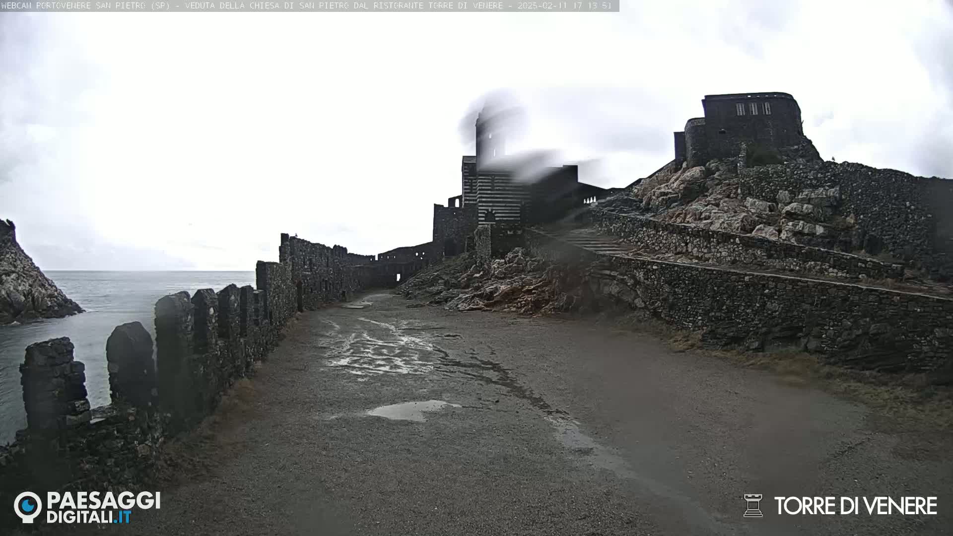 Portovenere Chiesa San Pietro (San Peter's Church Cam) - La Spezia, Linguria, Italy