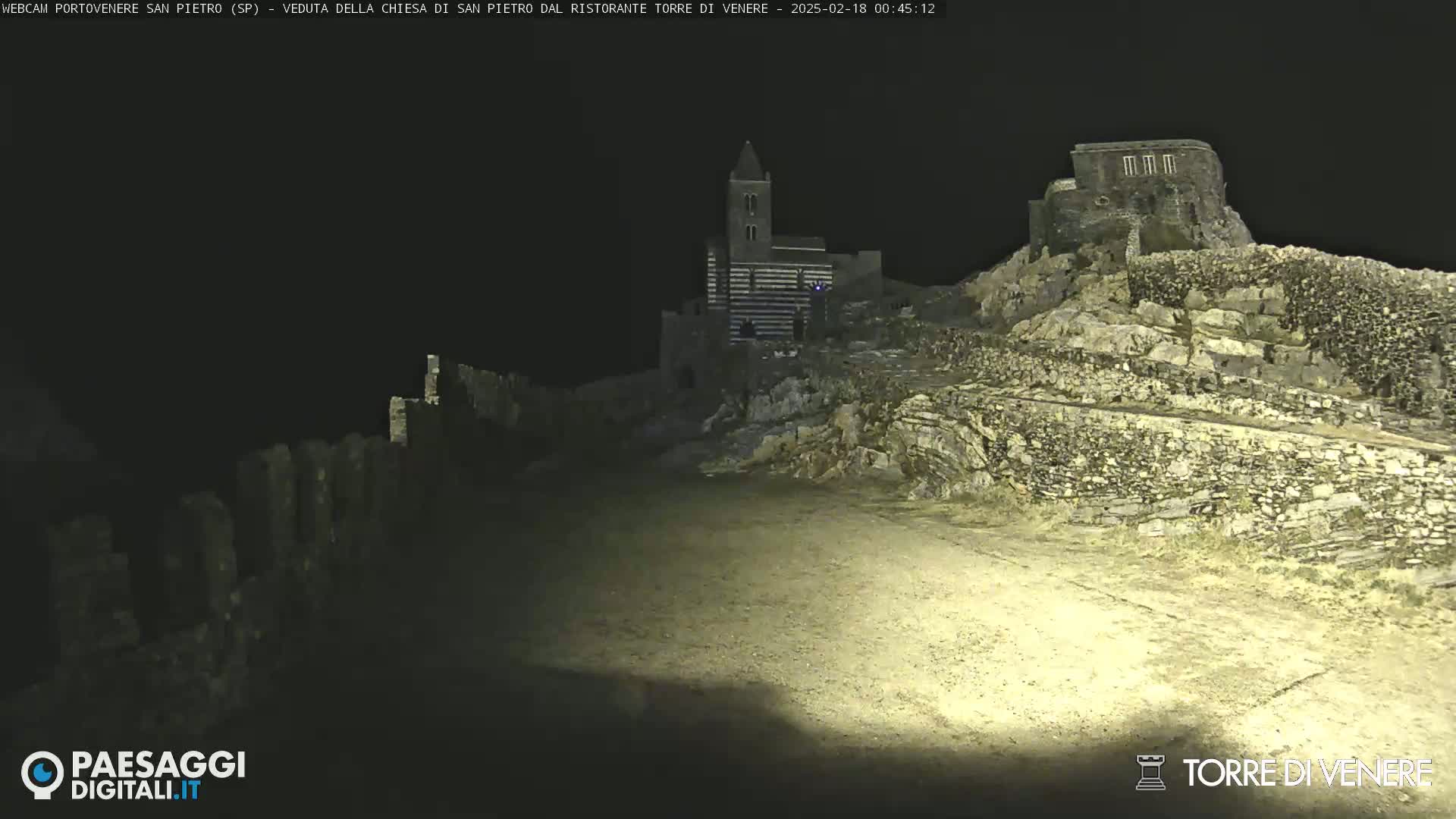 Portovenere Chiesa San Pietro (San Peter's Church Cam) - La Spezia, Linguria, Italy