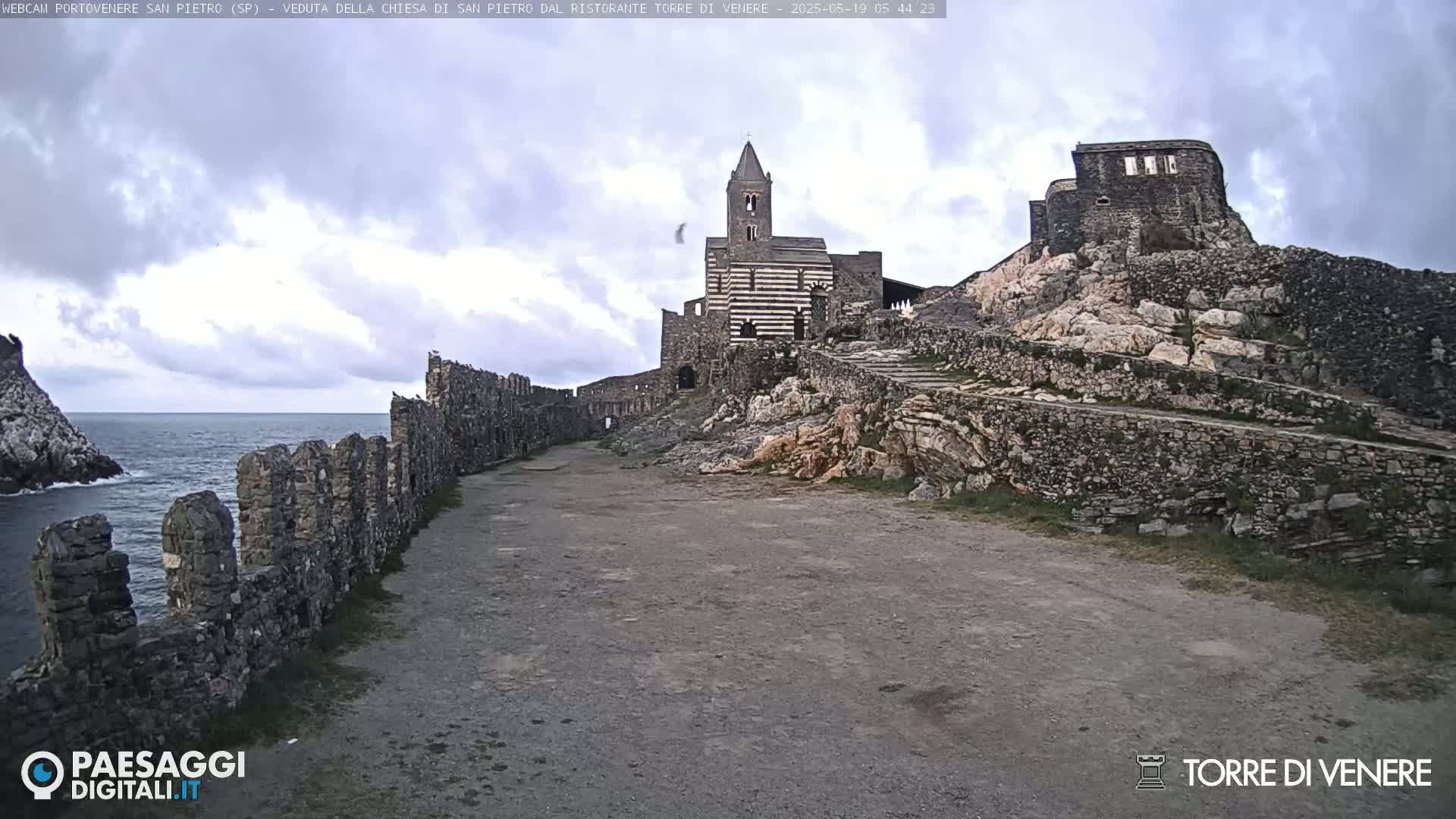 Portovenere Chiesa San Pietro (San Peter's Church Cam) - La Spezia, Linguria, Italy