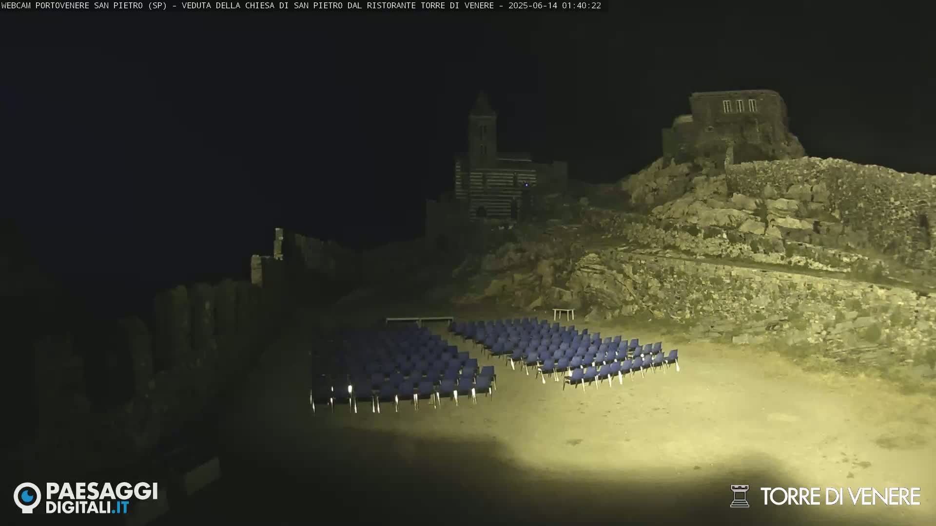 Portovenere Chiesa San Pietro (San Peter's Church Cam) - La Spezia, Linguria, Italy