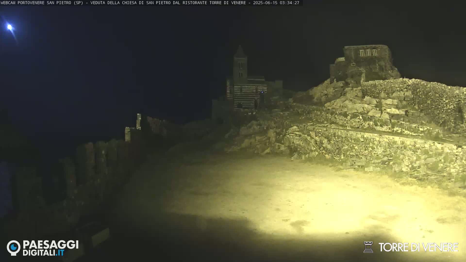 Portovenere Chiesa San Pietro (San Peter's Church Cam) - La Spezia, Linguria, Italy