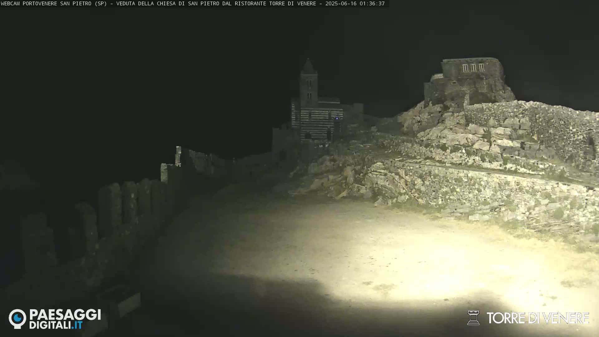 Portovenere Chiesa San Pietro (San Peter's Church Cam) - La Spezia, Linguria, Italy