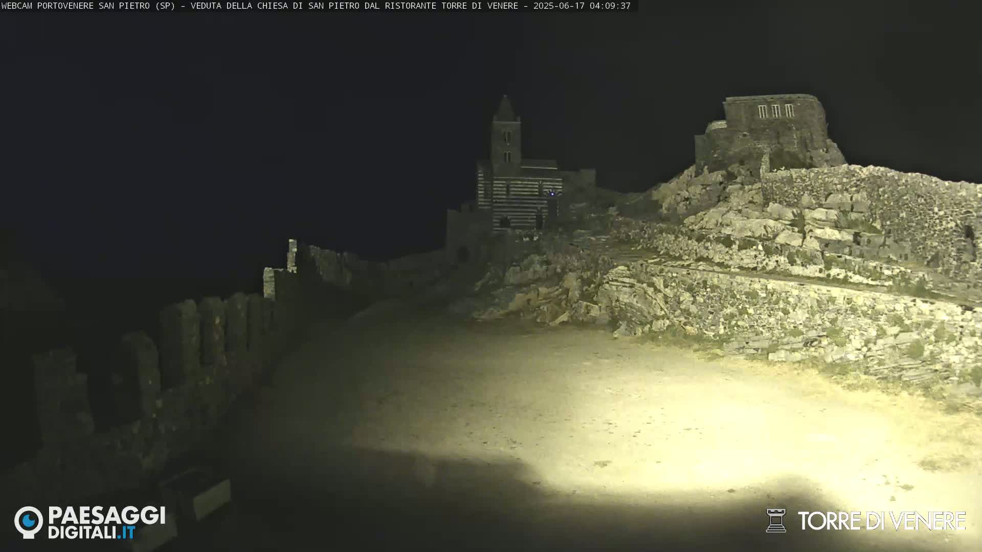 Portovenere Chiesa San Pietro (San Peter's Church Cam) - La Spezia, Linguria, Italy